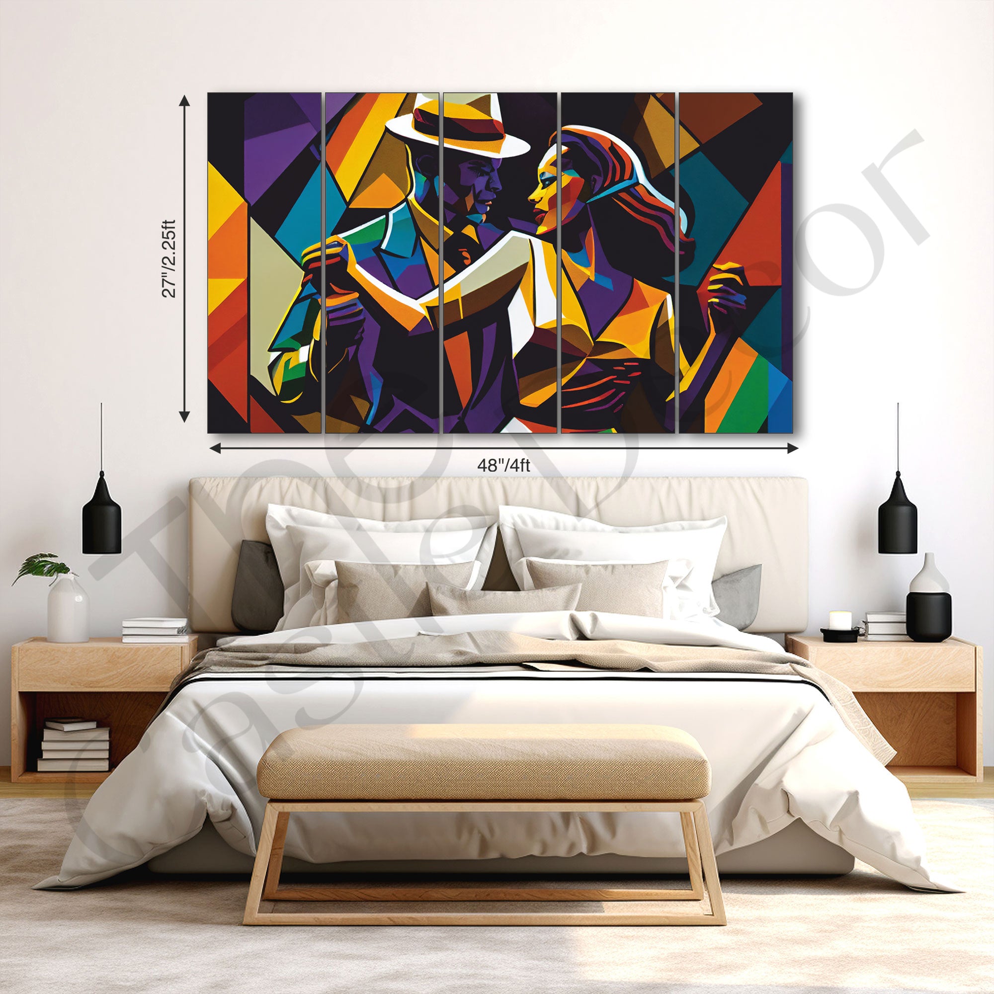 Dance Painting with frame Big Size Wall Art for living room,Bedroom,Drawing room,Hotels