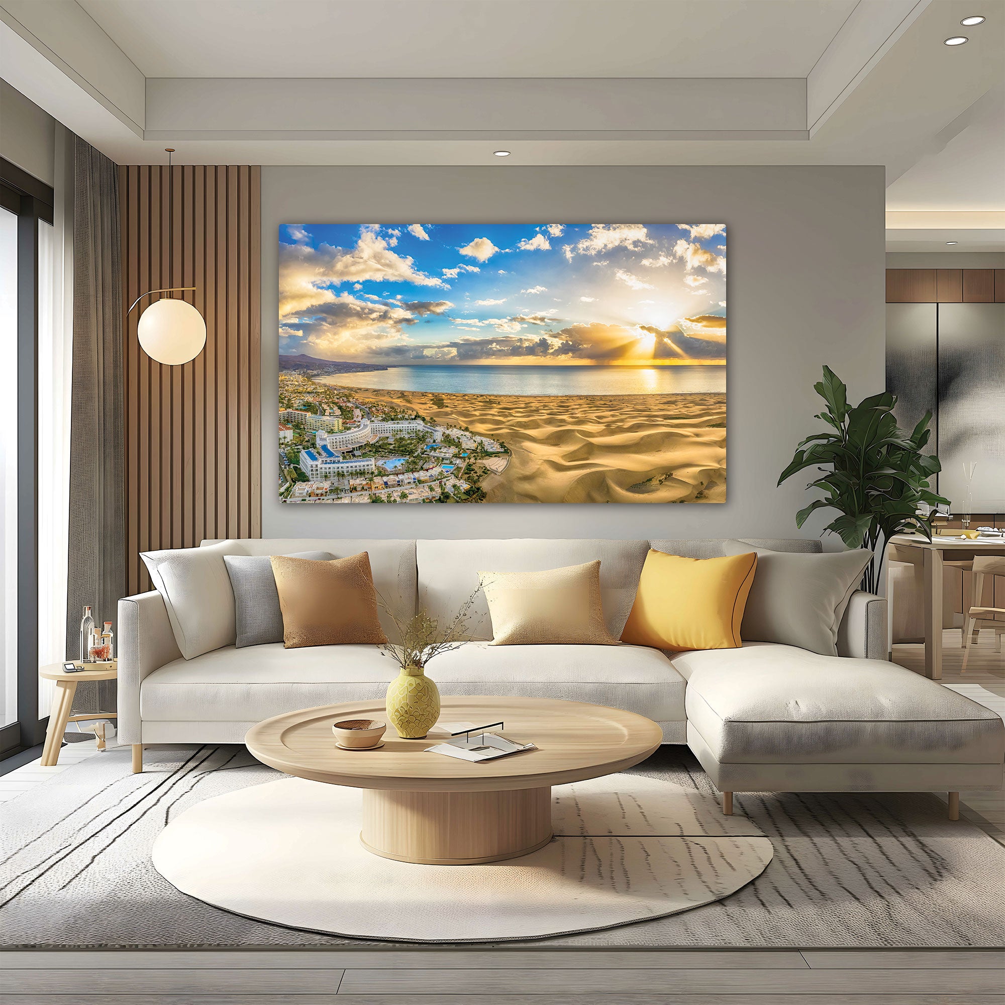 Seawater Canvas painting with frame Big Size Wall Art for living room,Bedroom,Drawing room,Hotels