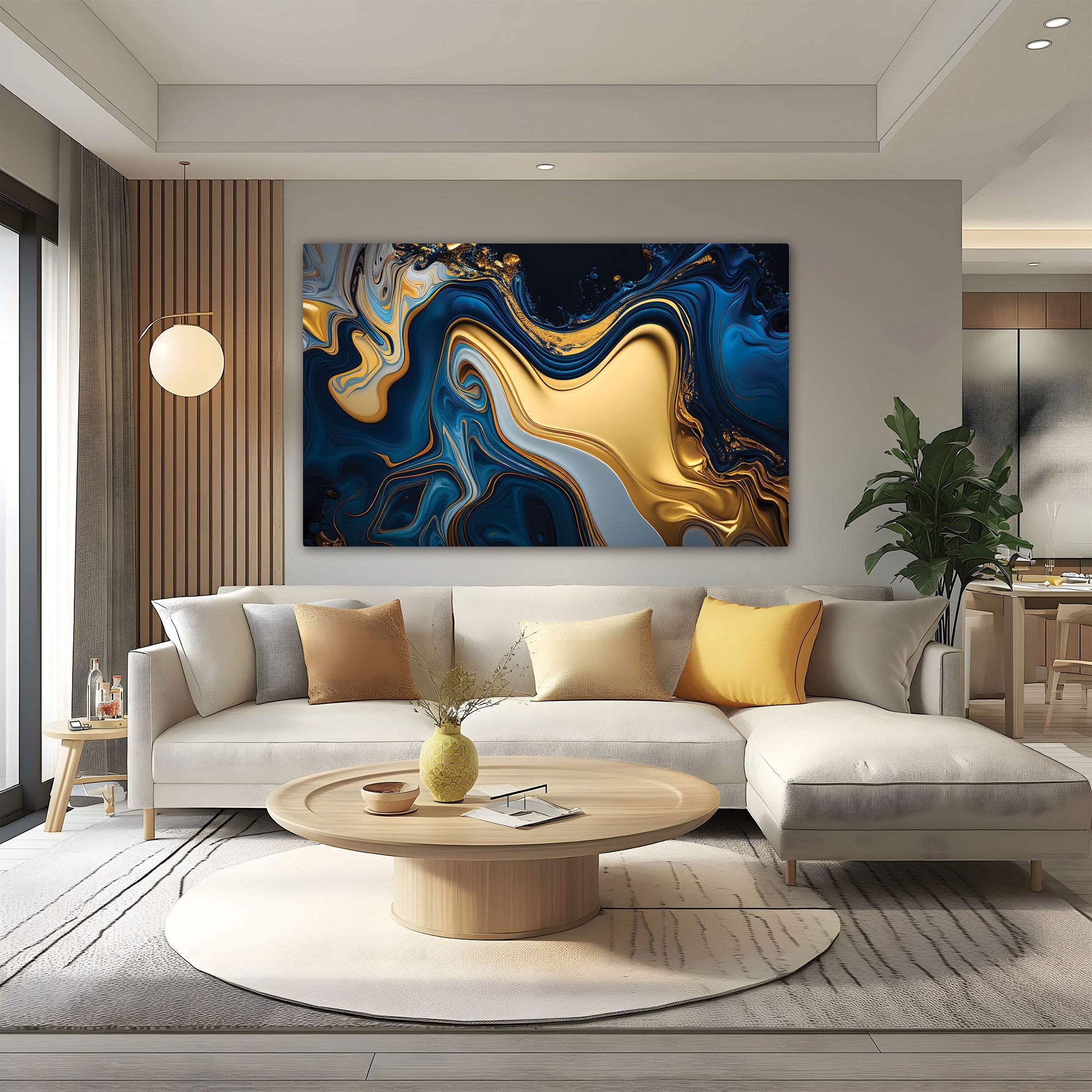MarbleAbstract Canvas painting with frame Big Size Wall Art for living room,Bedroom,Drawing room,Hotels
