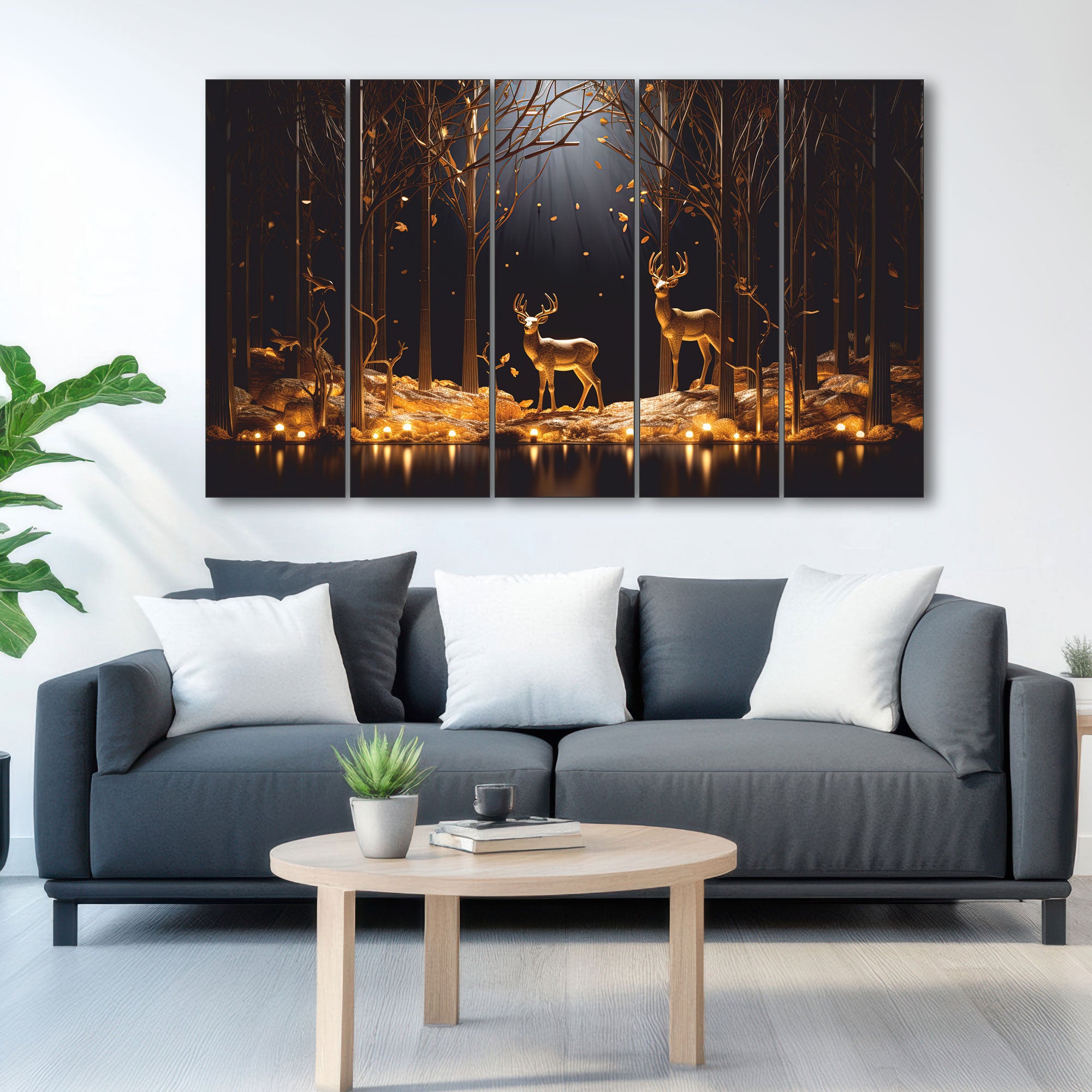 Abstract Painting with frame Big Size Wall Art for living room,Bedroom,Drawing room,Hotels