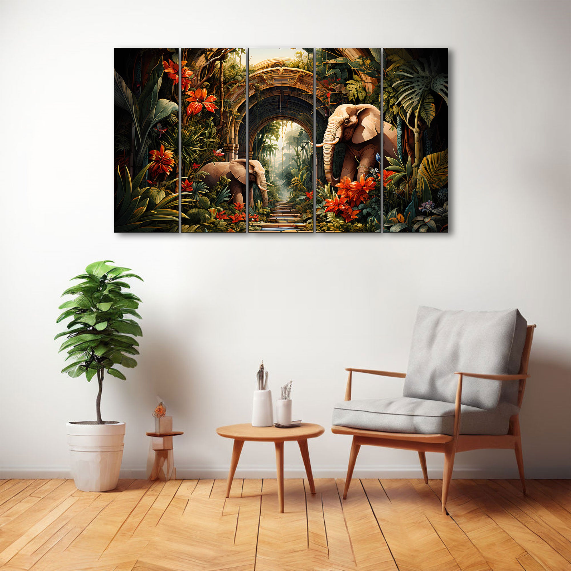 Nature Animal Painting with frame Big Size Wall Art for living room,Bedroom,Drawing room,Hotels