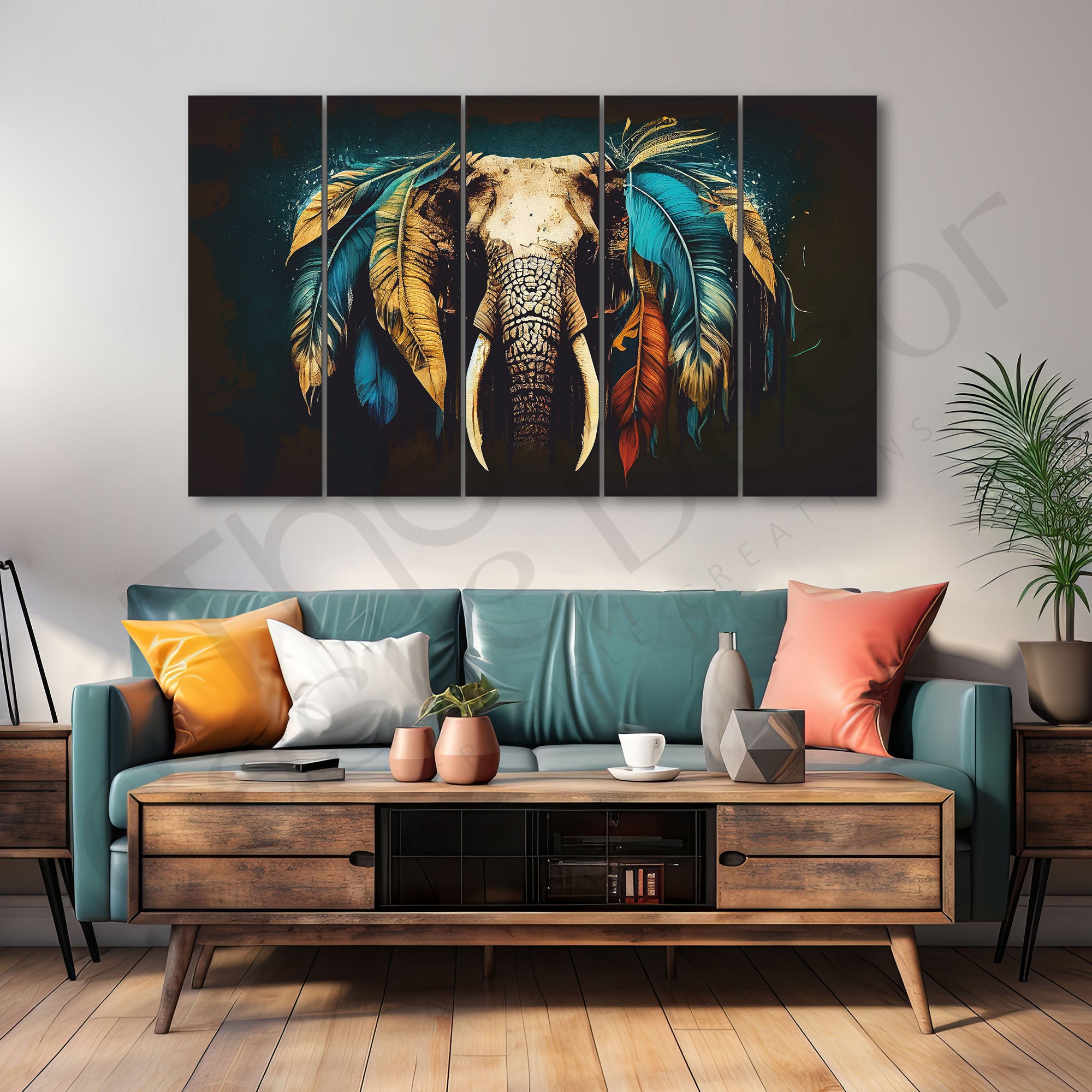 Animals Painting with frame Big Size Wall Art for living room,Bedroom,Drawing room,Hotels