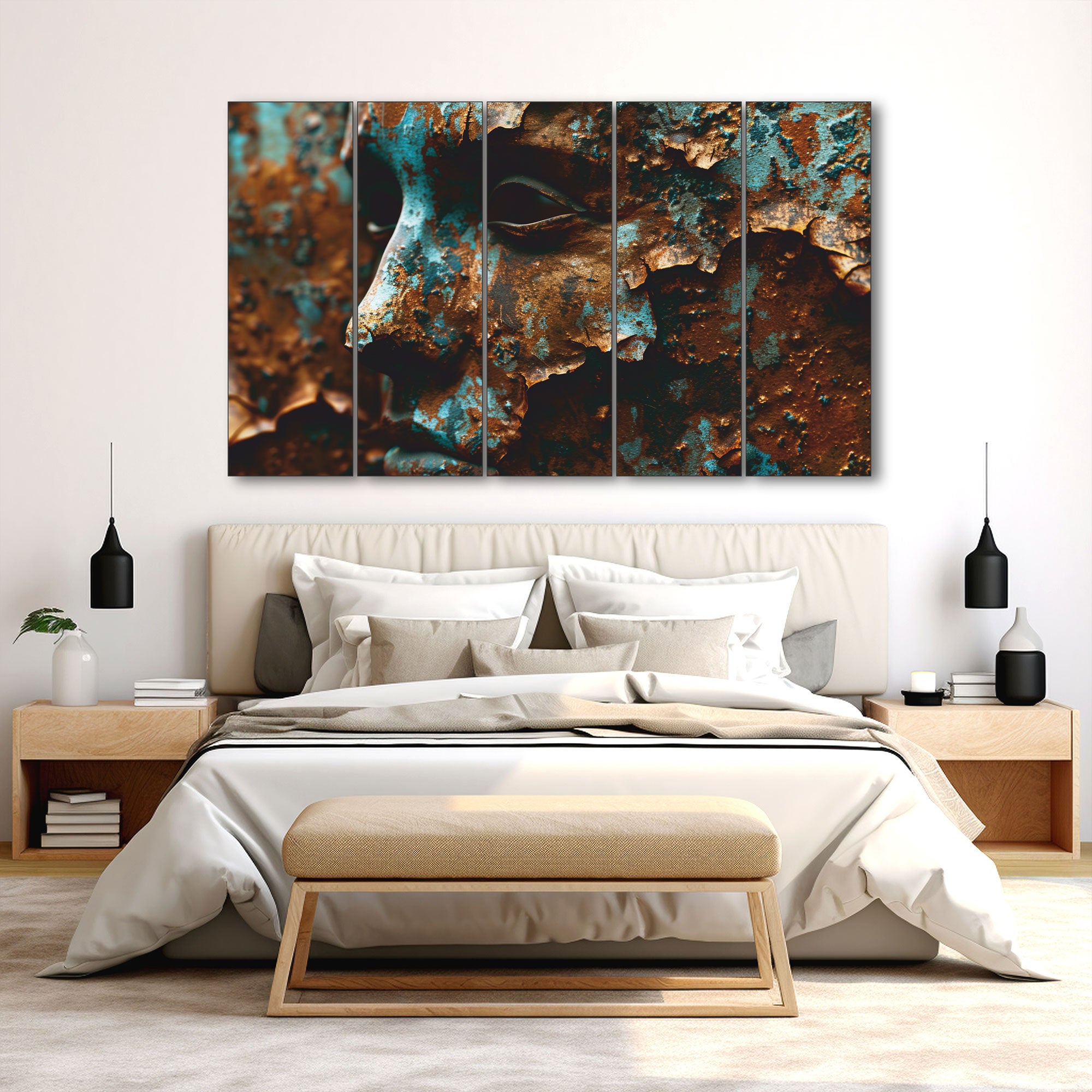 Woman Abstract Painting with frame Big Size Wall Art for living room,Bedroom,Drawing room,Hotels