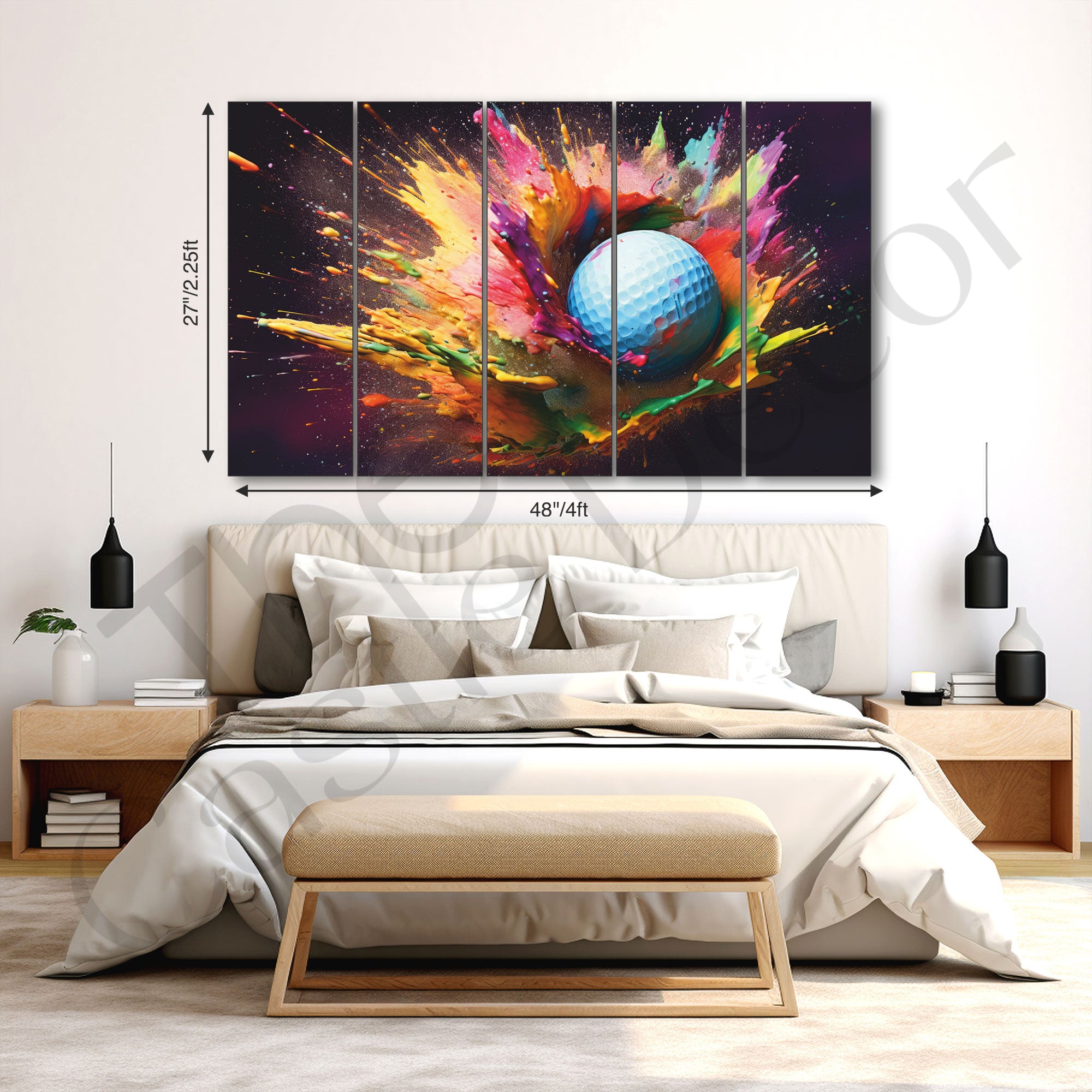 Sports Painting with frame Big Size Wall Art for living room,Bedroom,Drawing room,Hotels