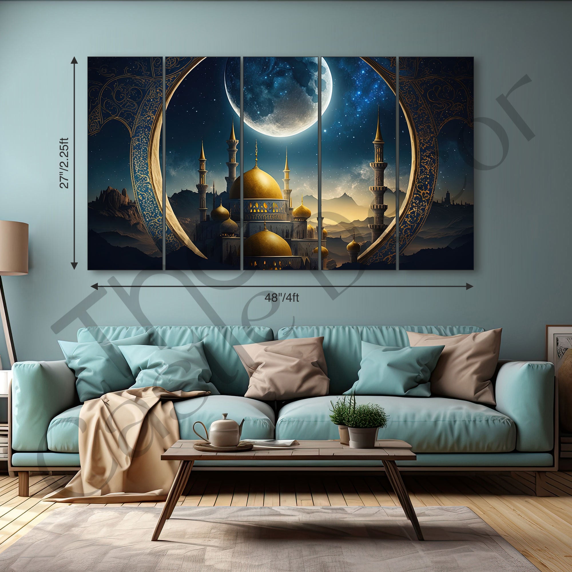 Islamic Painting with frame Big Size Wall Art for living room,Bedroom,Drawing room,Hotels