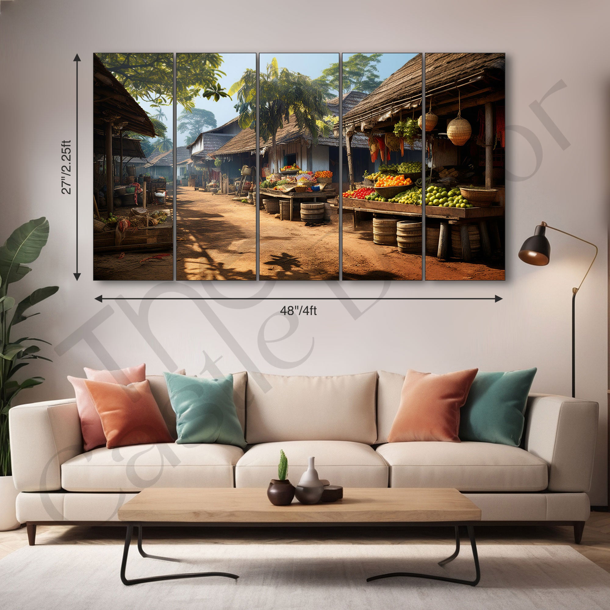 Nature Painting with frame Big Size Wall Art for living room,Bedroom,Drawing room,Hotels