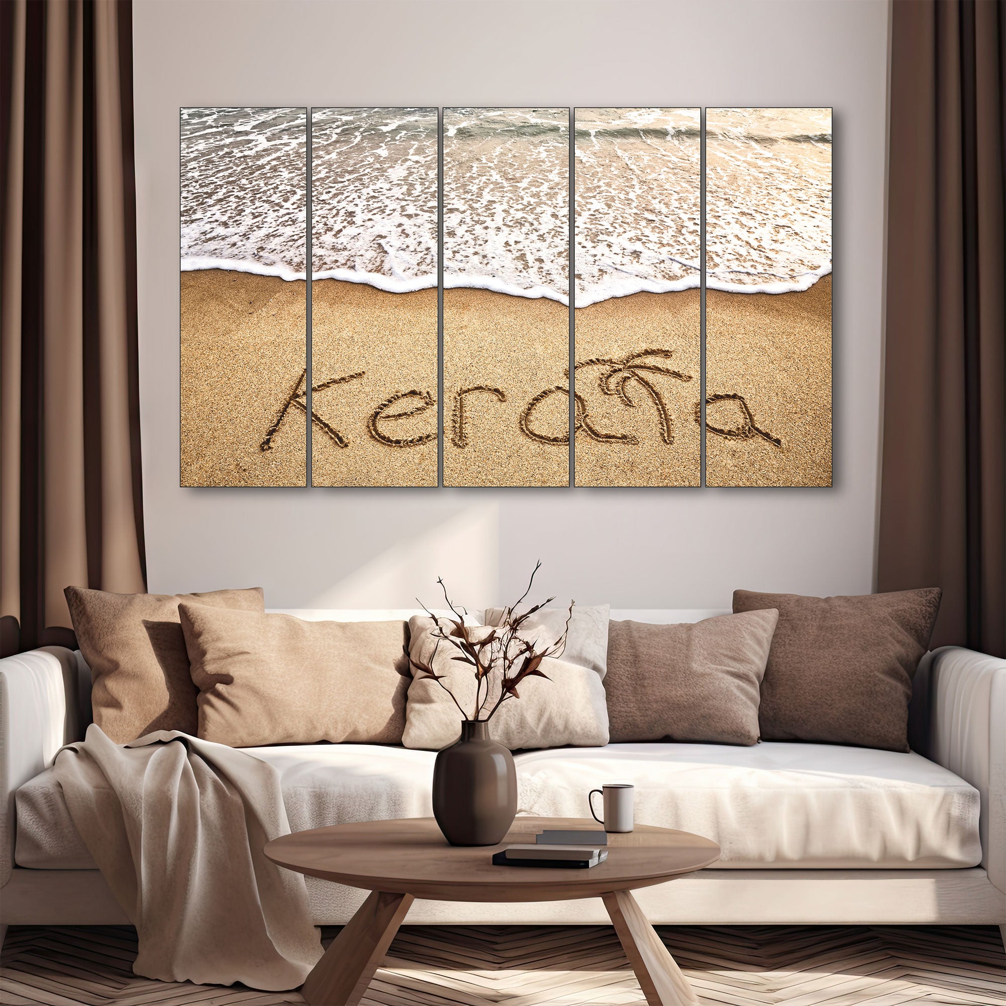 Kerala Painting with frame Big Size Wall Art for living room,Bedroom,Drawing room,Hotels