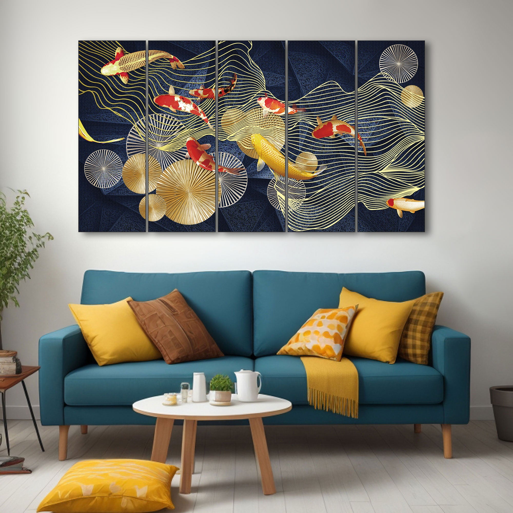 Abstract Art Painting with frame Big Size Wall Art for living room,Bedroom,Drawing room,Hotels