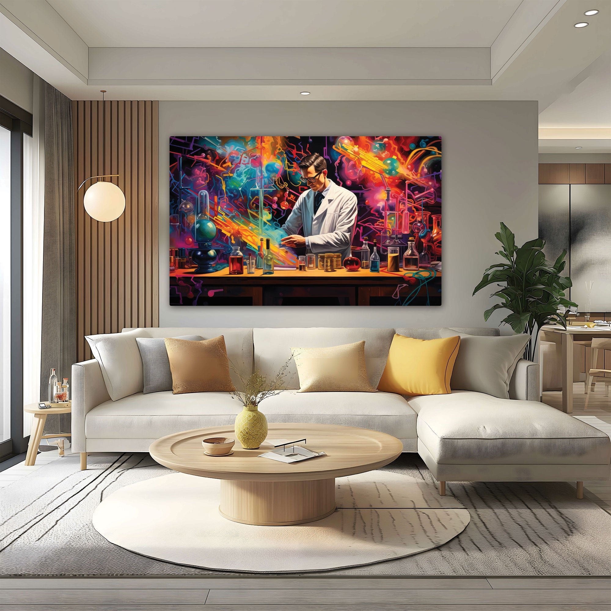 Doctor lab Canvas painting Big Size Wall Art for living room,Bedroom,Drawing room,Hotels