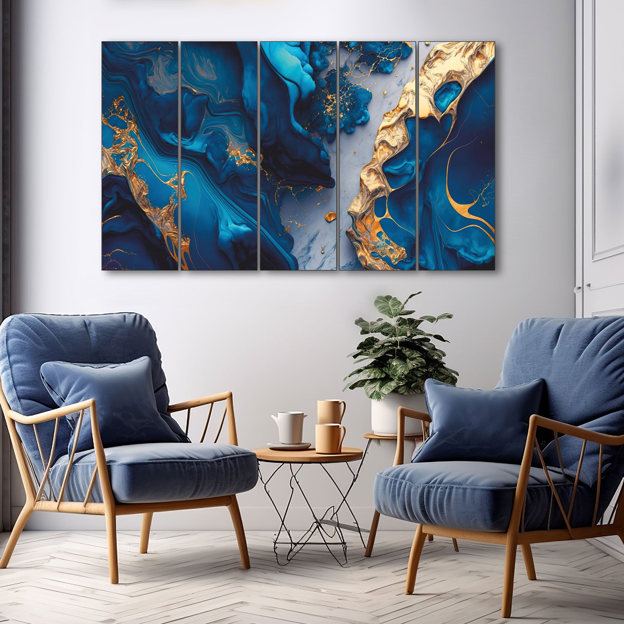 Marble Abstract Painting with frame Big Size Wall Art for living room,Bedroom,Drawing room,Hotels