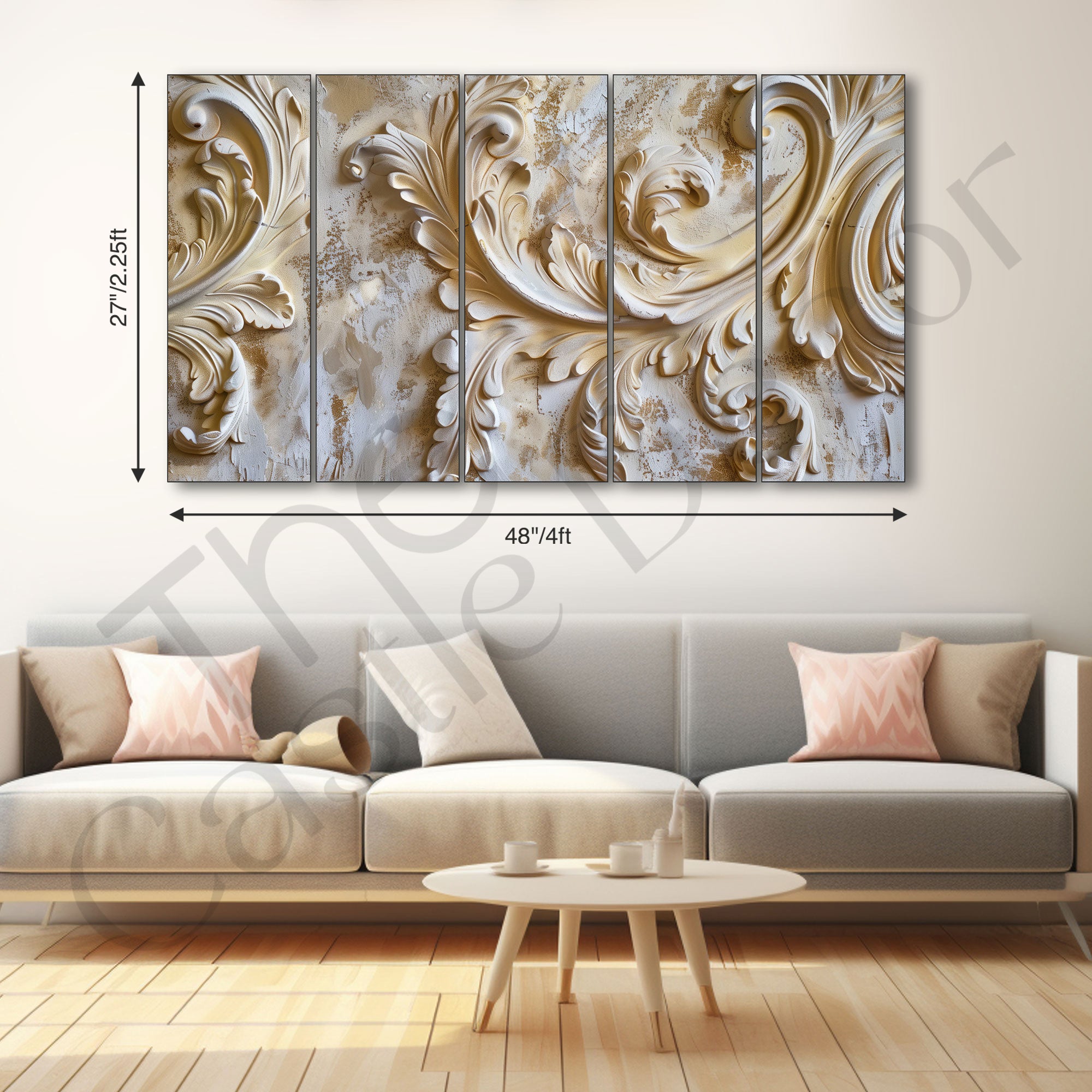 Abstract Painting with frame Big Size Wall Art for living room,Bedroom,Drawing room,Hotels