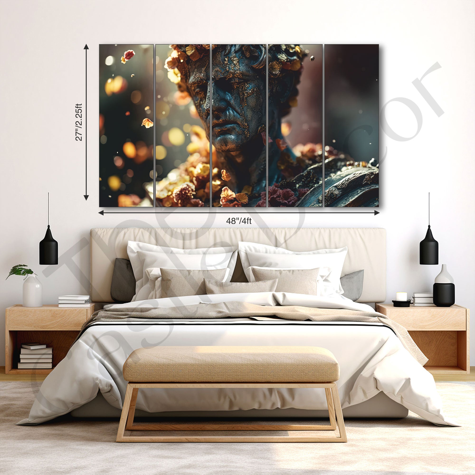 Greek Art Painting with frame Big Size Wall Art for living room,Bedroom,Drawing room,Hotels