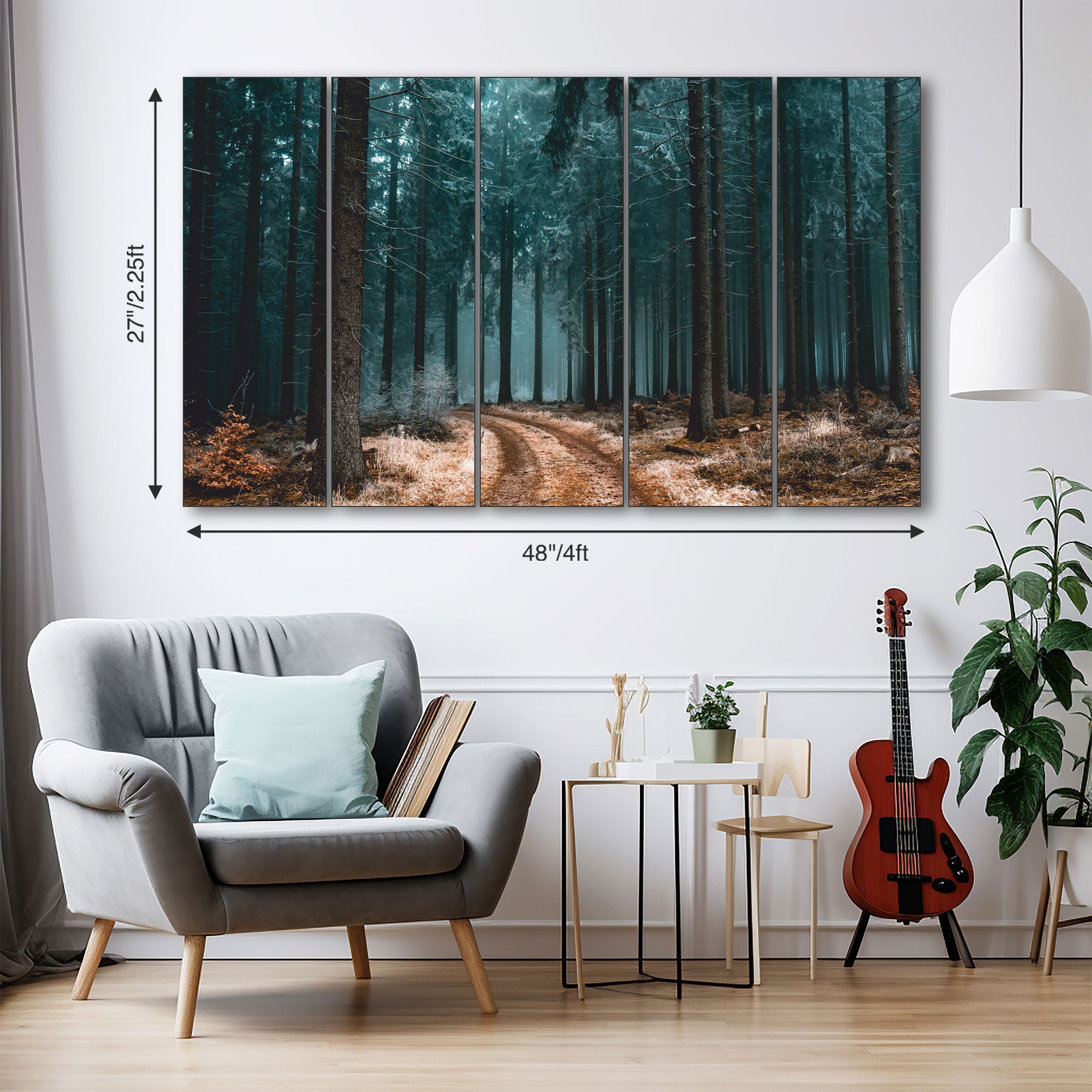 Trees Painting with frame Big Size Wall Art for living room,Bedroom,Drawing room,Hotels