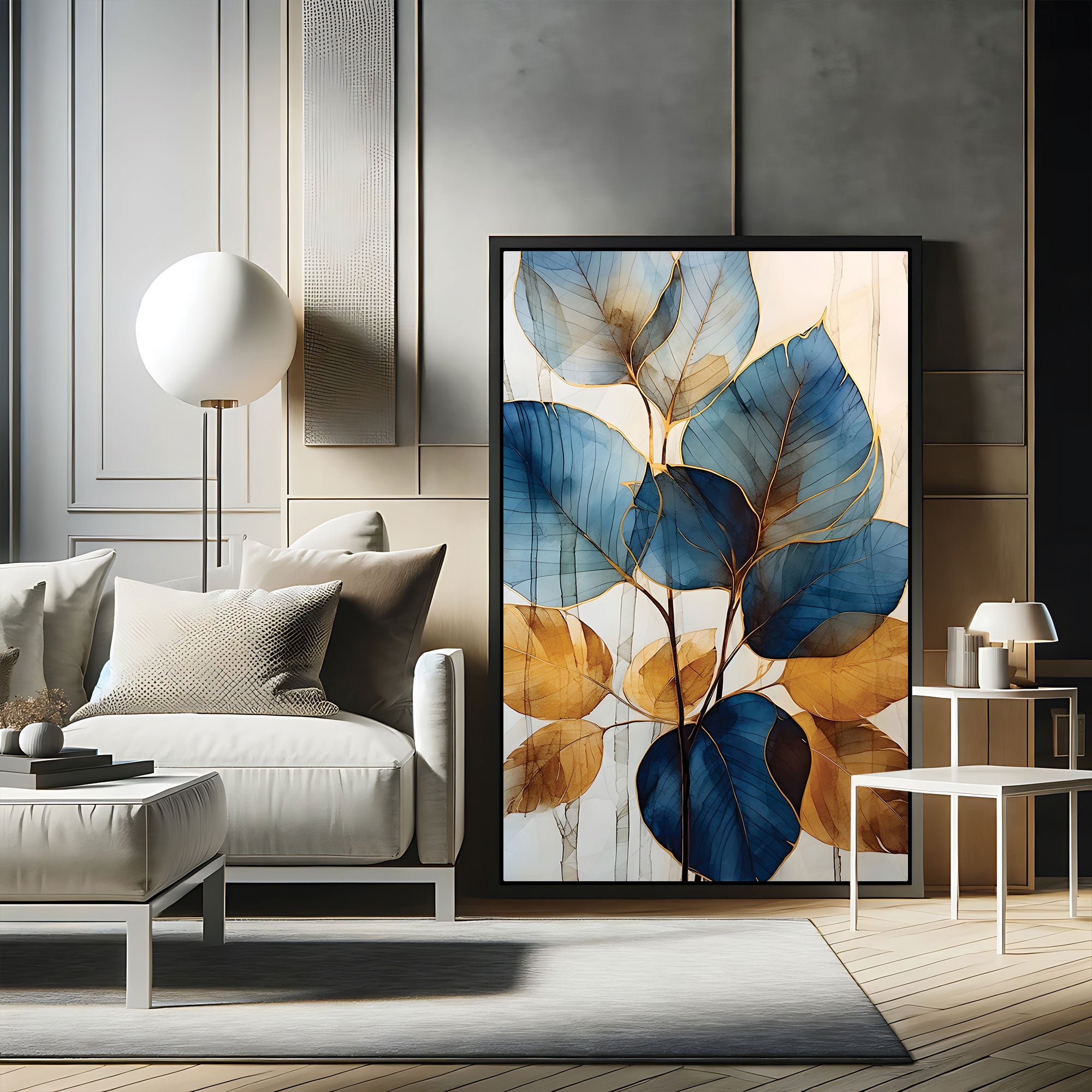 FlowerAbstract Canvas painting with frame Big Size Wall Art for living room,Bedroom,Drawing room,Hotels