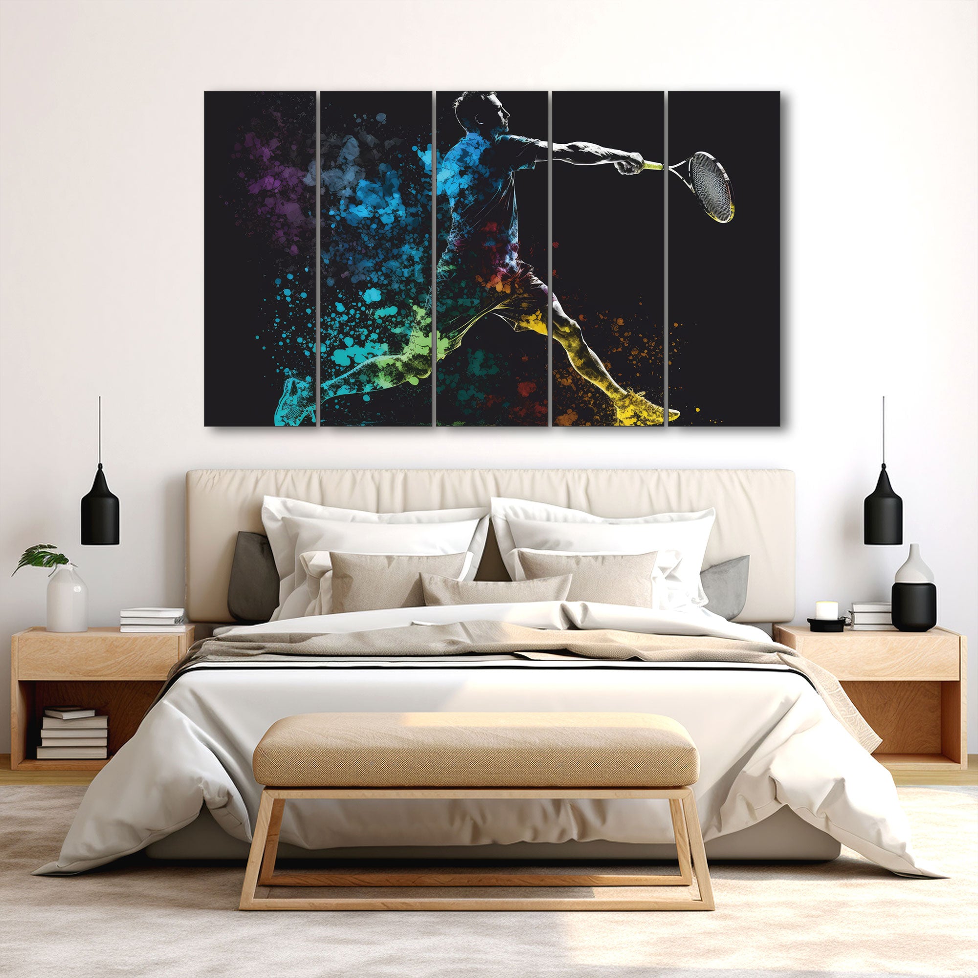 Sports Painting with frame Big Size Wall Art for living room,Bedroom,Drawing room,Hotels
