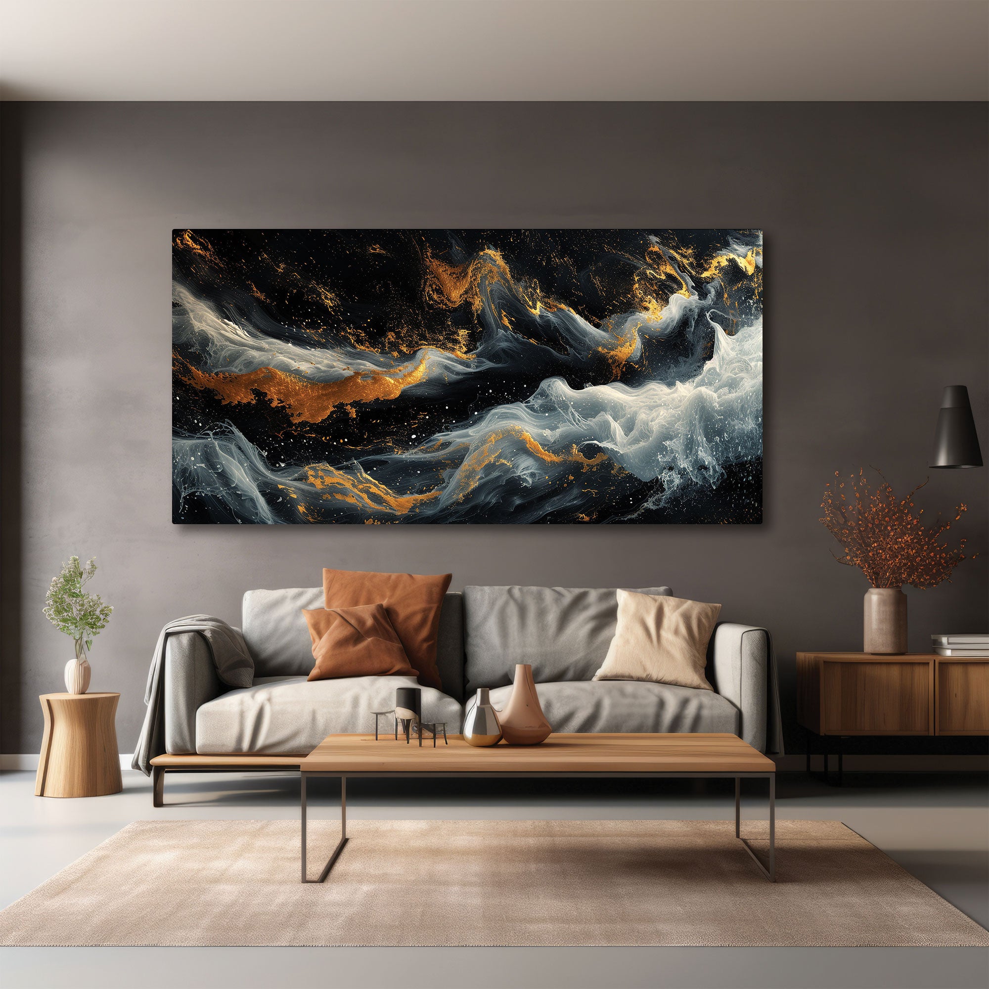MarbleAbstract Canvas painting with frame Big Size Wall Art for living room,Bedroom,Drawing room,Hotels