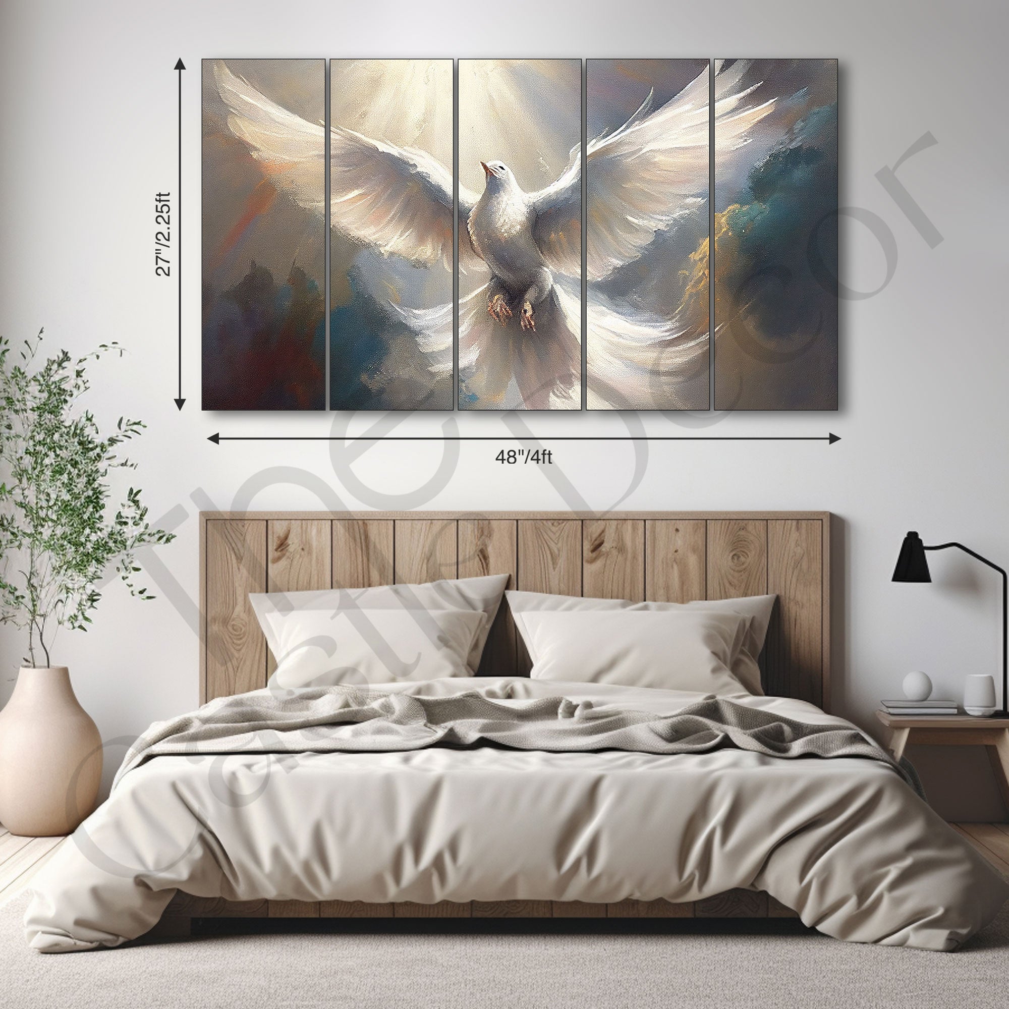 Birds Painting with frame Big Size Wall Art for living room,Bedroom,Drawing room,Hotels