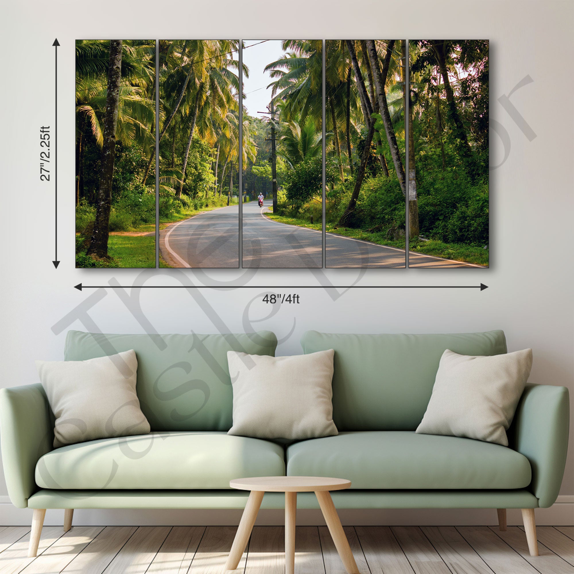 Kerala Painting with frame Big Size Wall Art for living room,Bedroom,Drawing room,Hotels