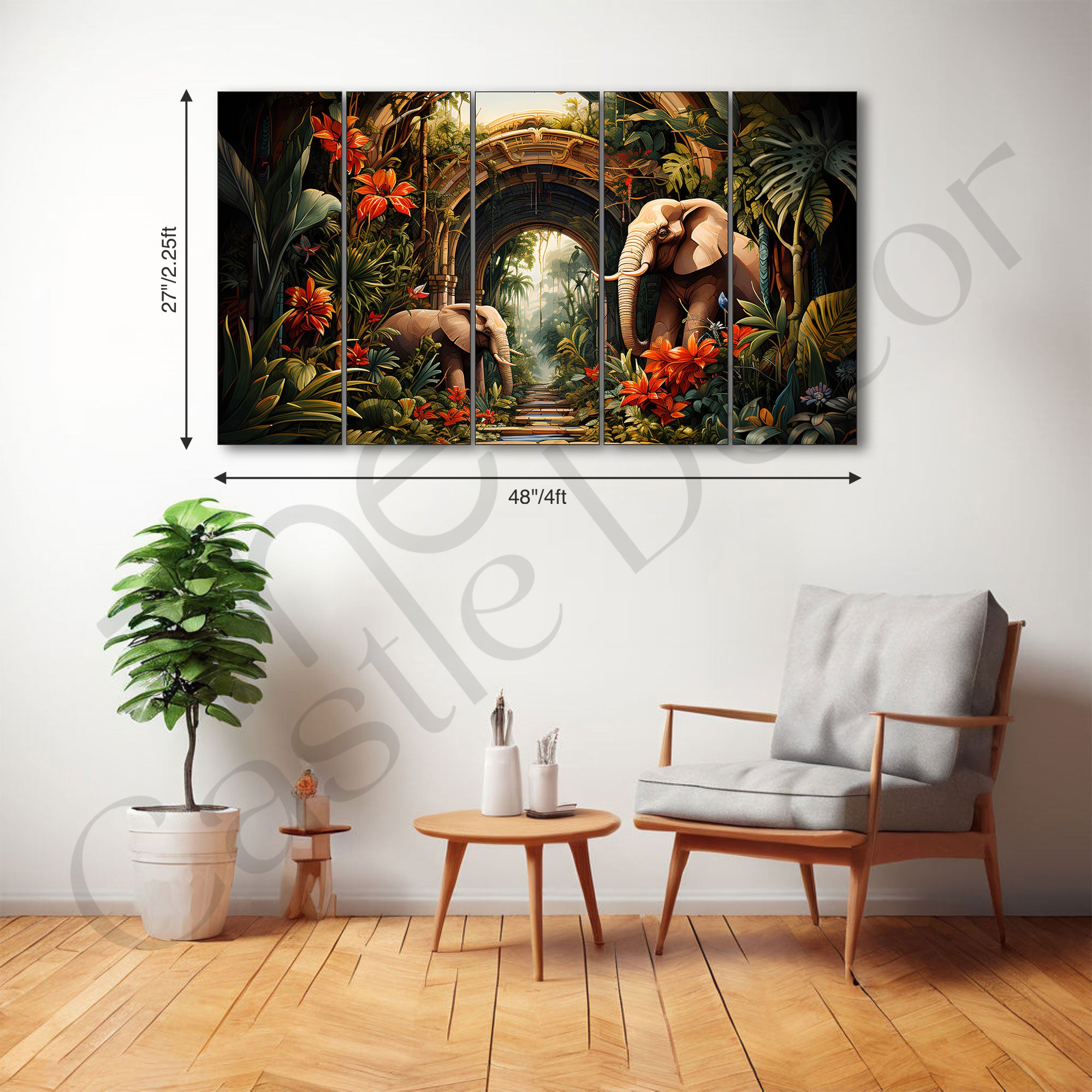 Nature Animal Painting with frame Big Size Wall Art for living room,Bedroom,Drawing room,Hotels