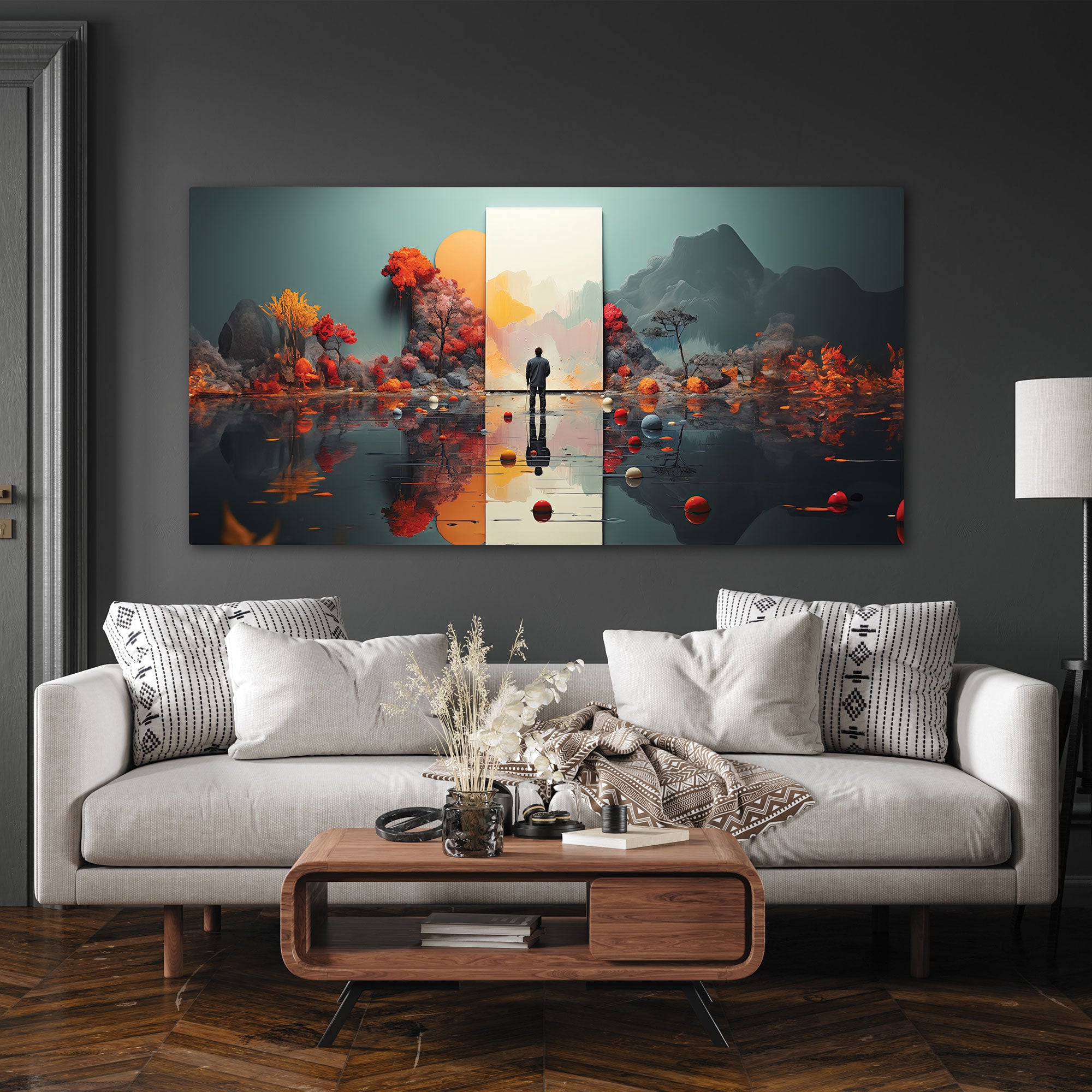 Abstract Canvas painting Big Size Wall Art for living room,Bedroom,Drawing room,Hotels
