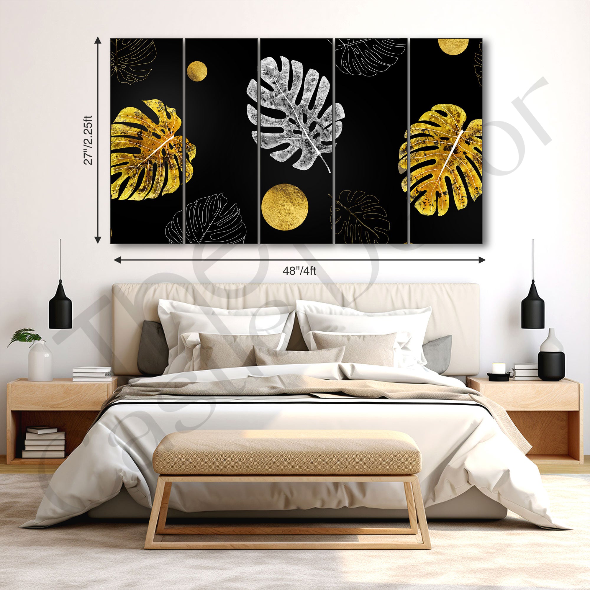 Abstract Painting with frame Big Size Wall Art for living room,Bedroom,Drawing room,Hotels