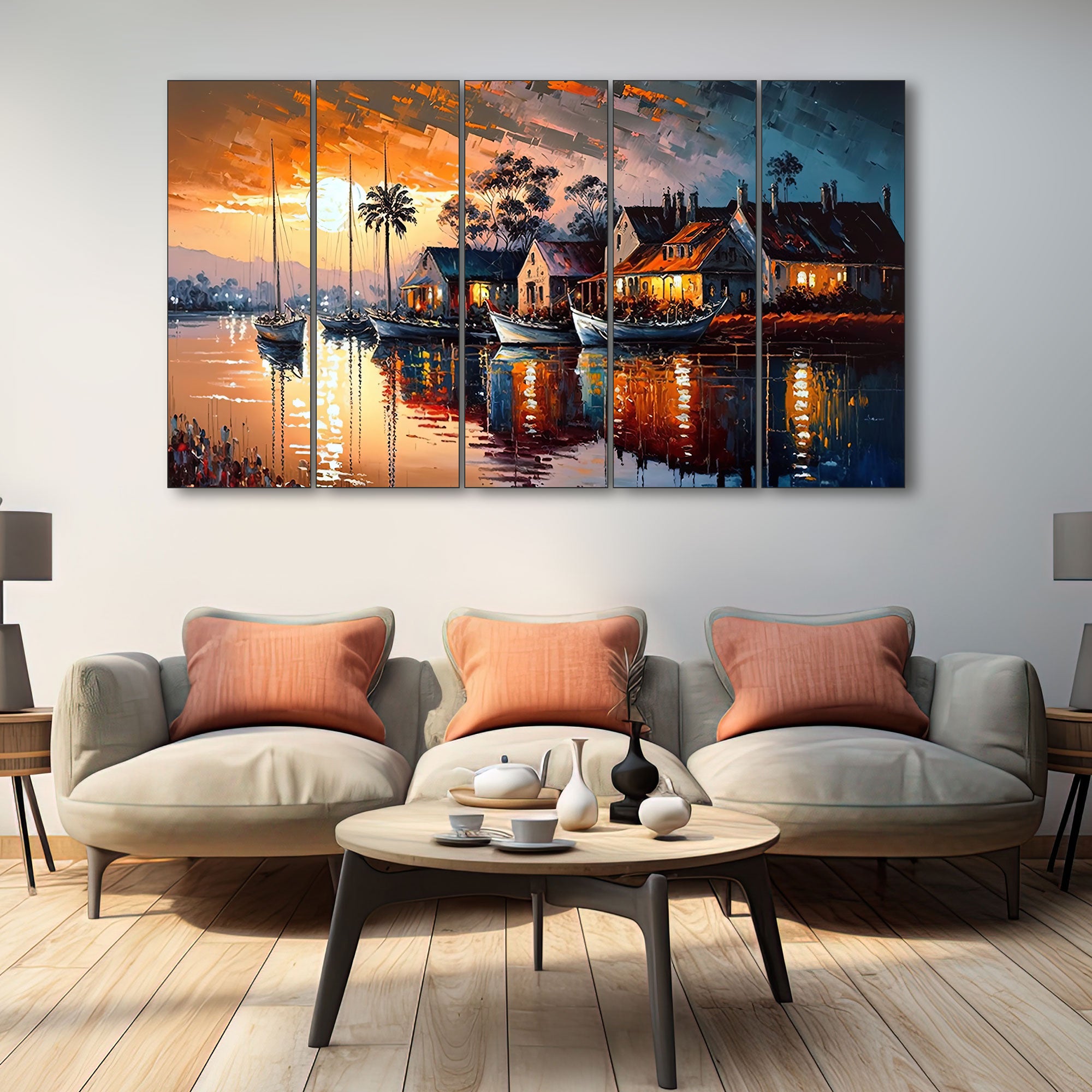 Abstract Painting with frame Big Size Wall Art for living room,Bedroom,Drawing room,Hotels