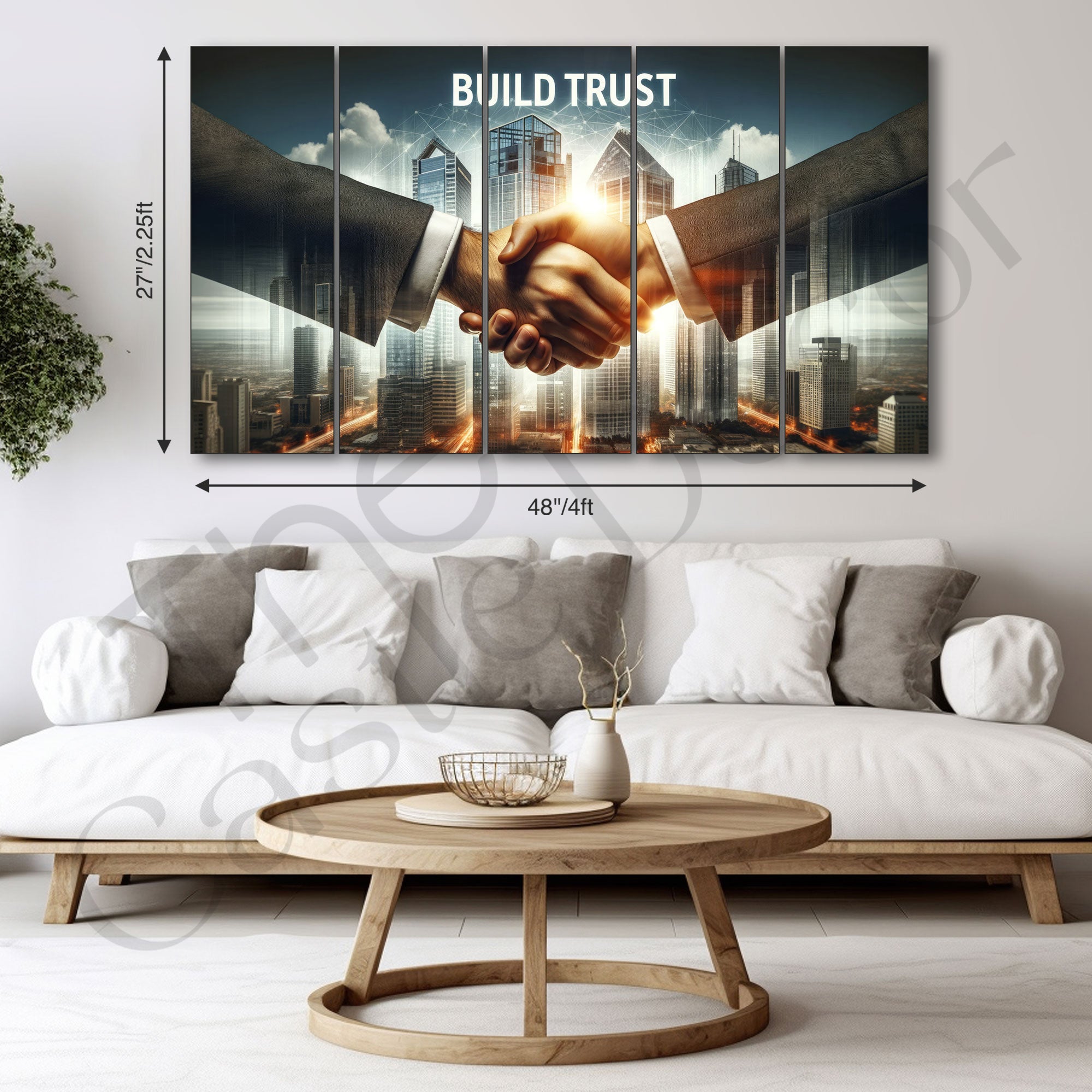 Corporate Painting with frame Big Size Wall Art for living room,Bedroom,Drawing room,Hotels