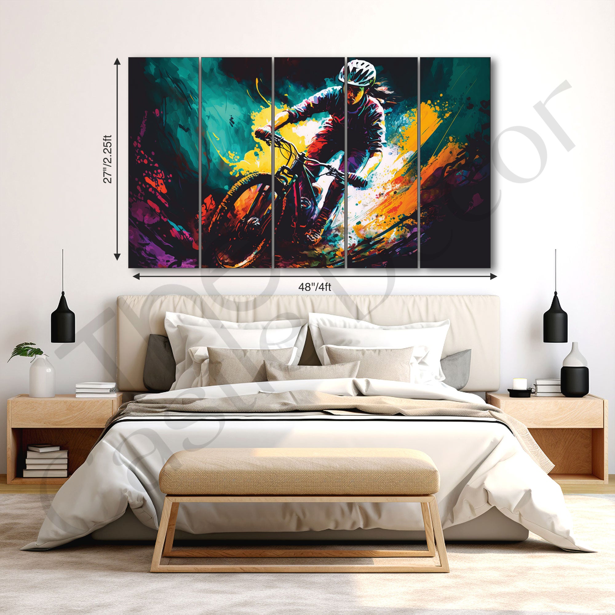 Sports Painting with frame Big Size Wall Art for living room,Bedroom,Drawing room,Hotels