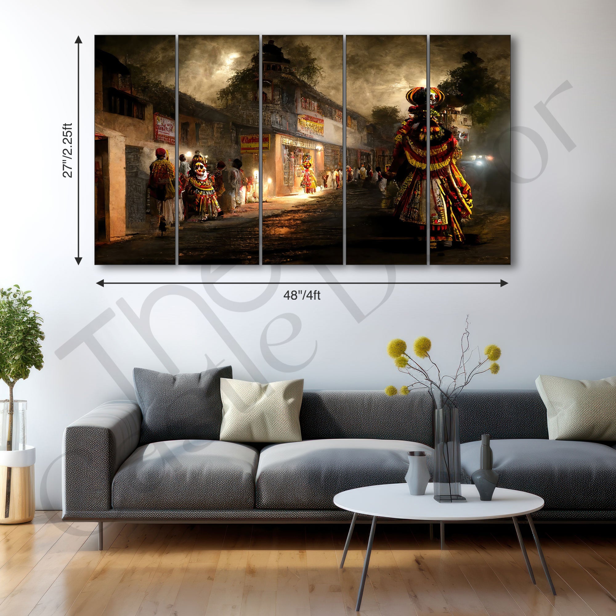 Kathakali Painting with frame Big Size Wall Art for living room,Bedroom,Drawing room,Hotels