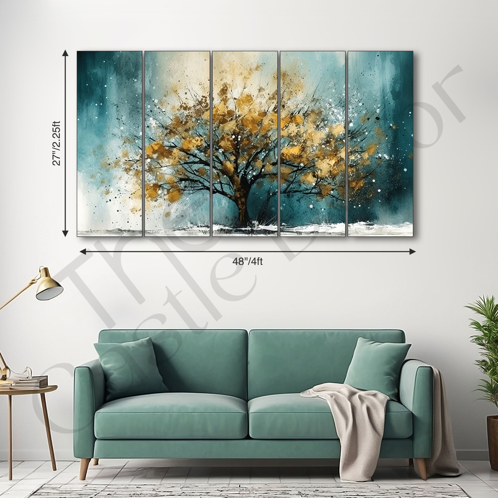 Abstract Painting with frame Big Size Wall Art for living room,Bedroom,Drawing room,Hotels