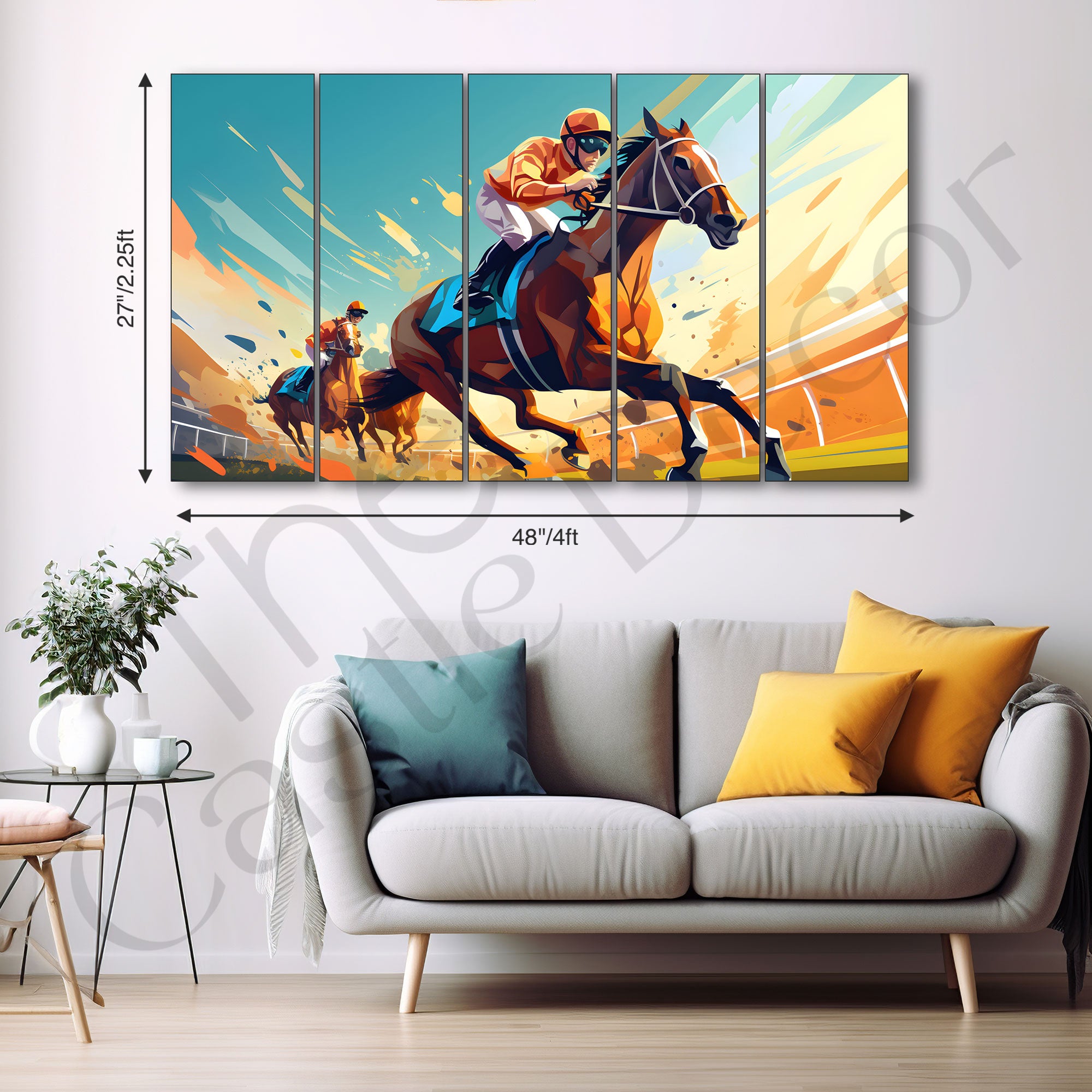 Sports Painting with frame Big Size Wall Art for living room,Bedroom,Drawing room,Hotels