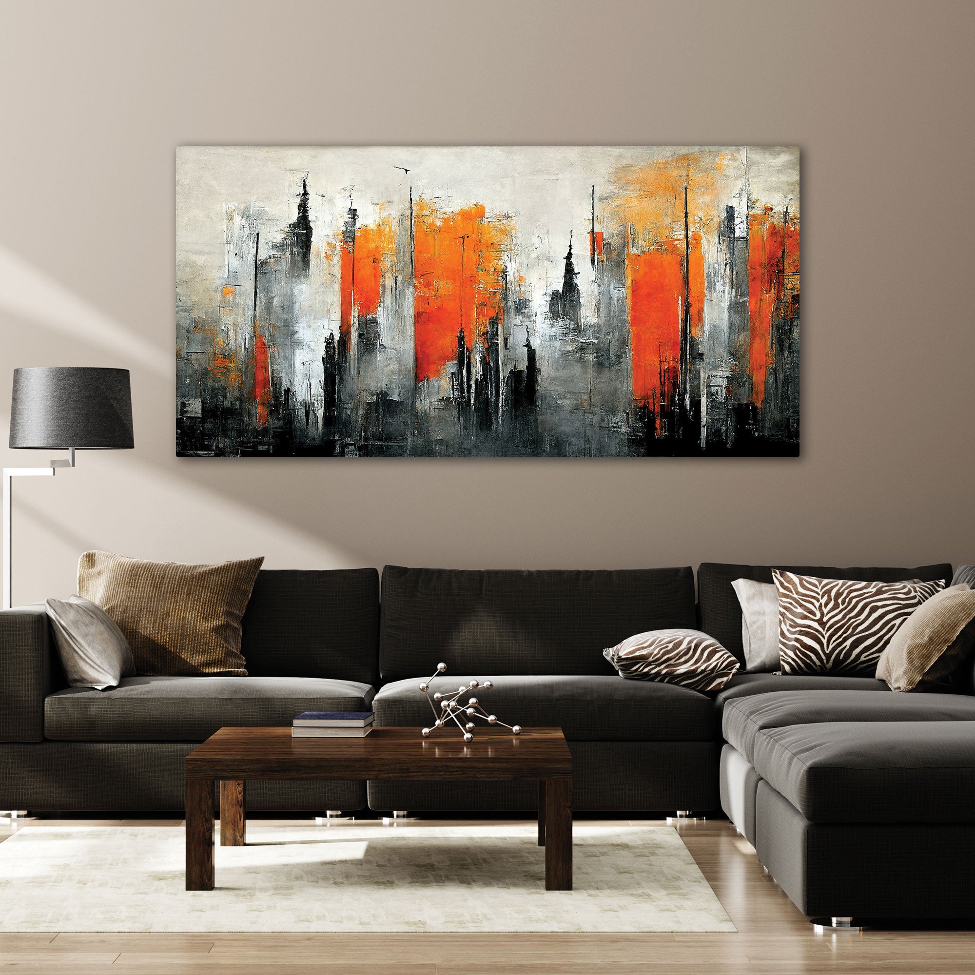 Abstract Canvas painting with frame Big Size Wall Art for living room,Bedroom,Drawing roomHotels