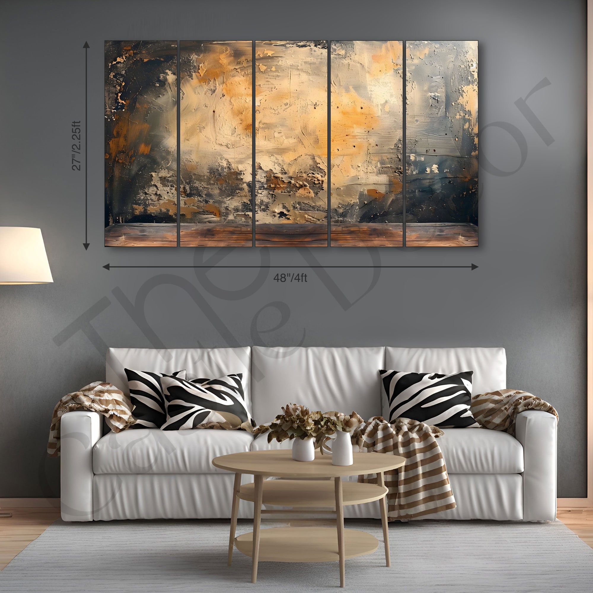 Abstract Painting with frame Big Size Wall Art for living room,Bedroom,Drawing room,Hotels