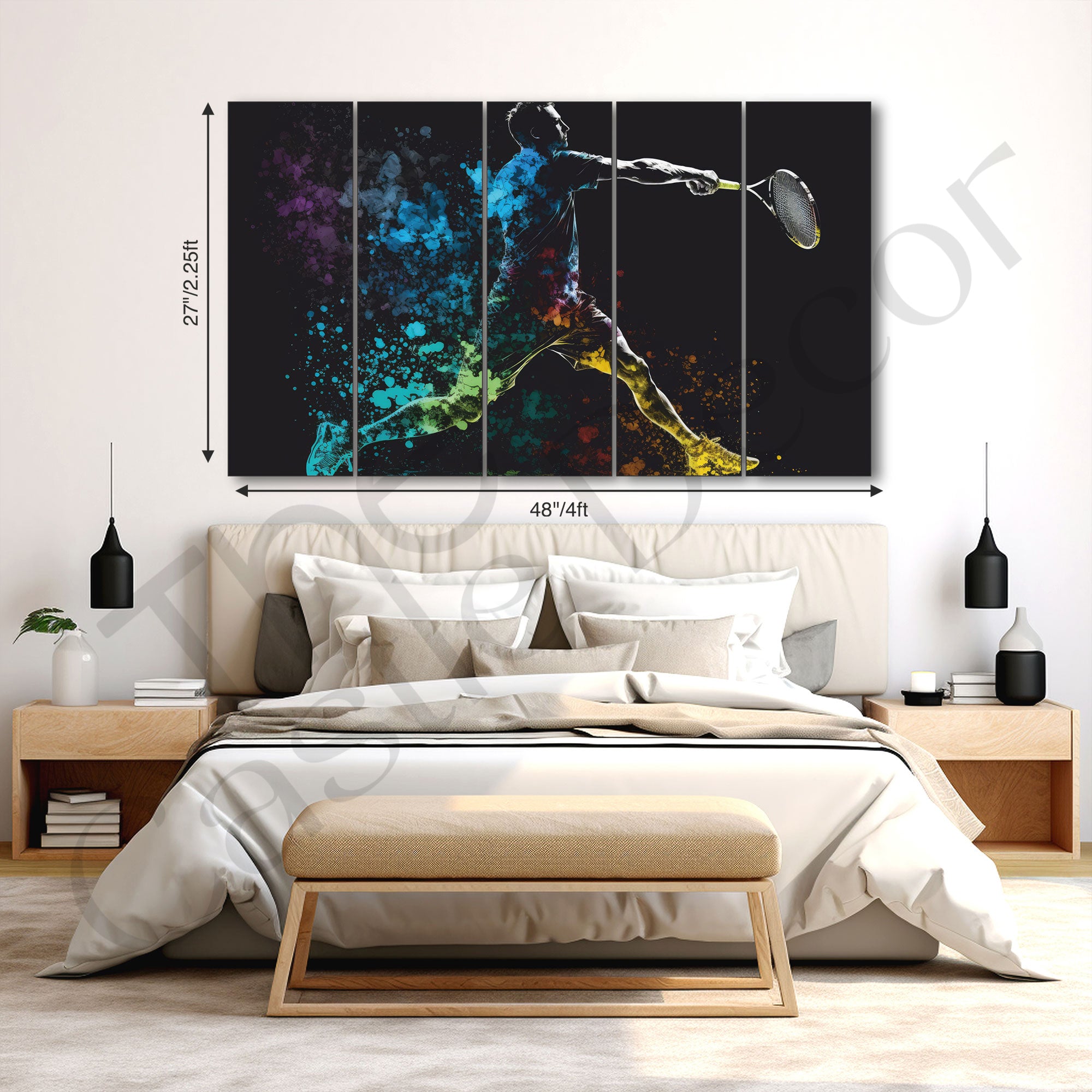 Sports Painting with frame Big Size Wall Art for living room,Bedroom,Drawing room,Hotels