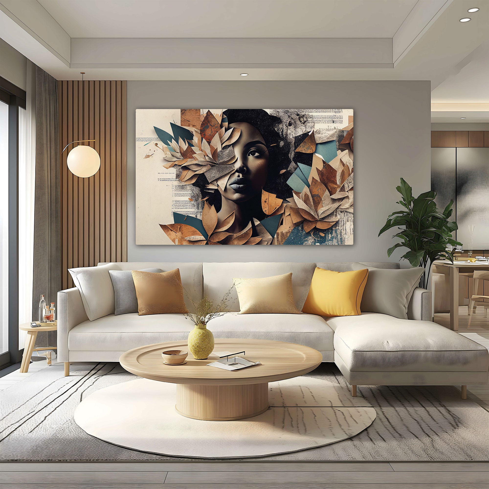Women face Canvas painting with frame Big Size Wall Art for living room,Bedroom,Drawing room,Hotels