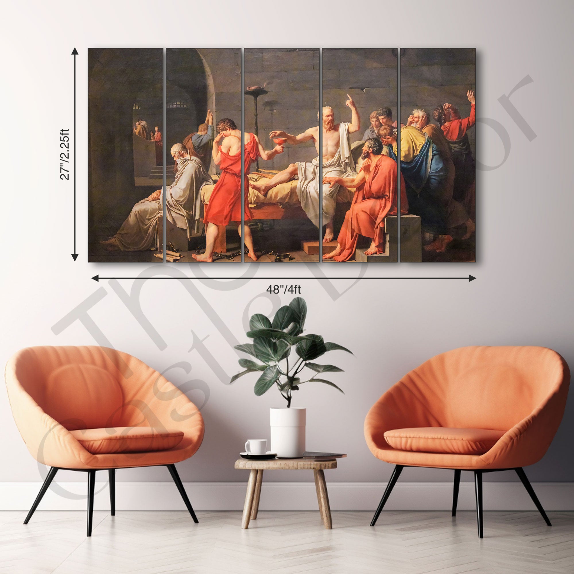 Greek Art Painting with frame Big Size Wall Art for living room,Bedroom,Drawing room,Hotels