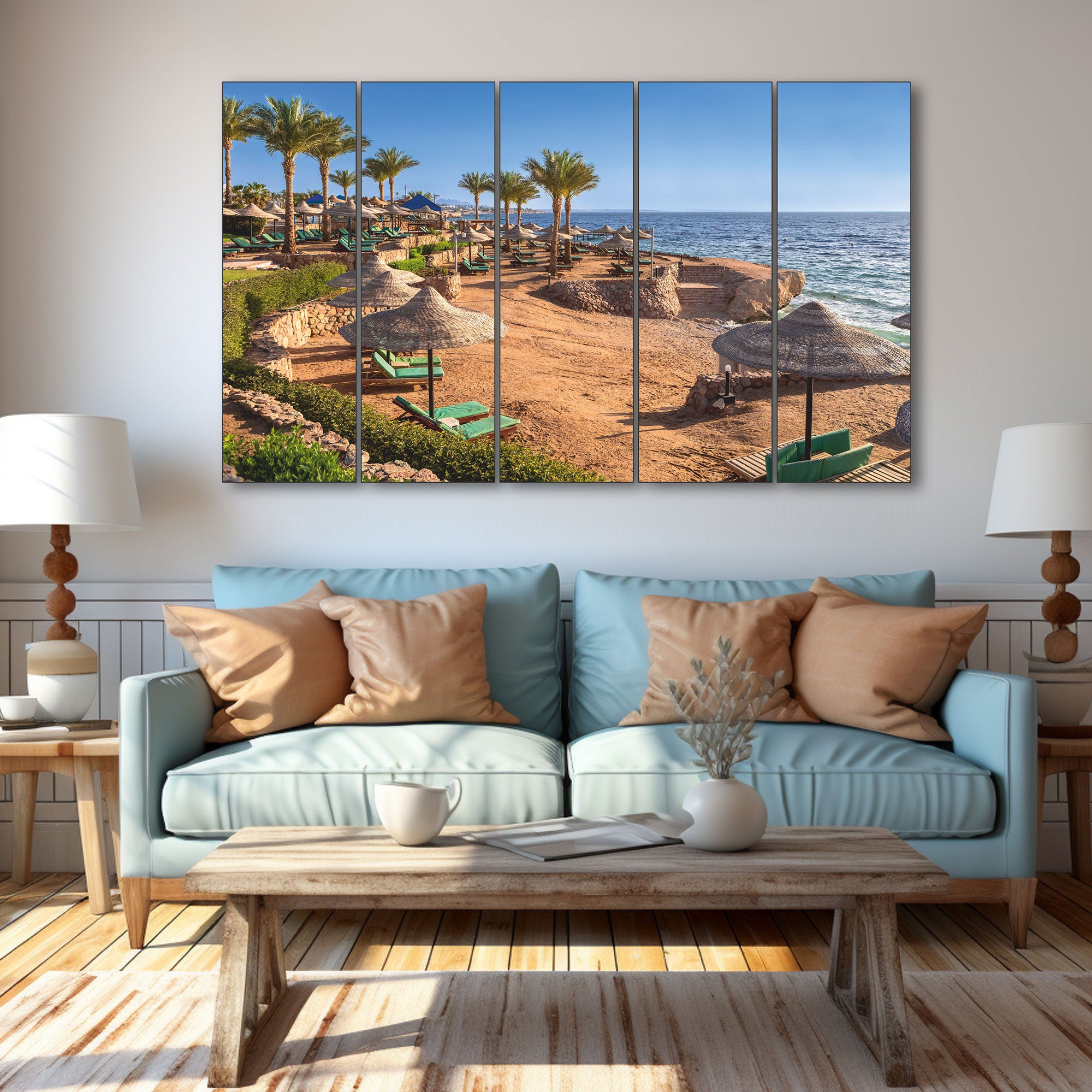 Sea Water Painting with frame Big Size Wall Art for living room,Bedroom,Drawing room,Hotels