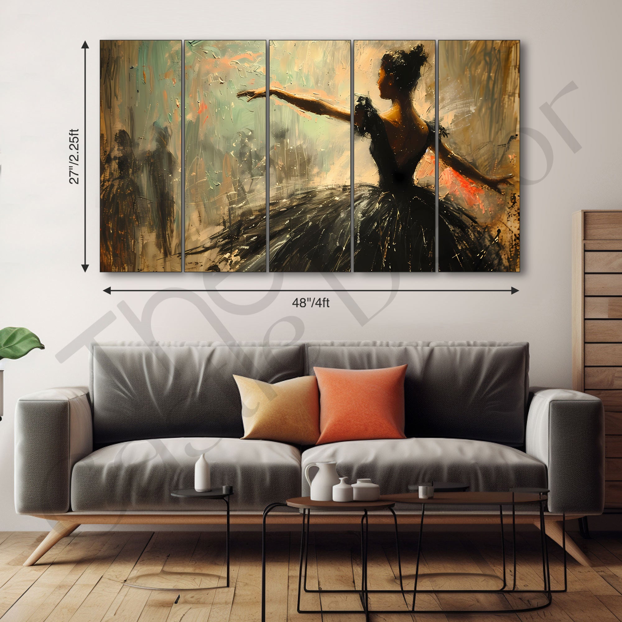 Woman Abstract Painting with frame Big Size Wall Art for living room,Bedroom,Drawing room,Hotels