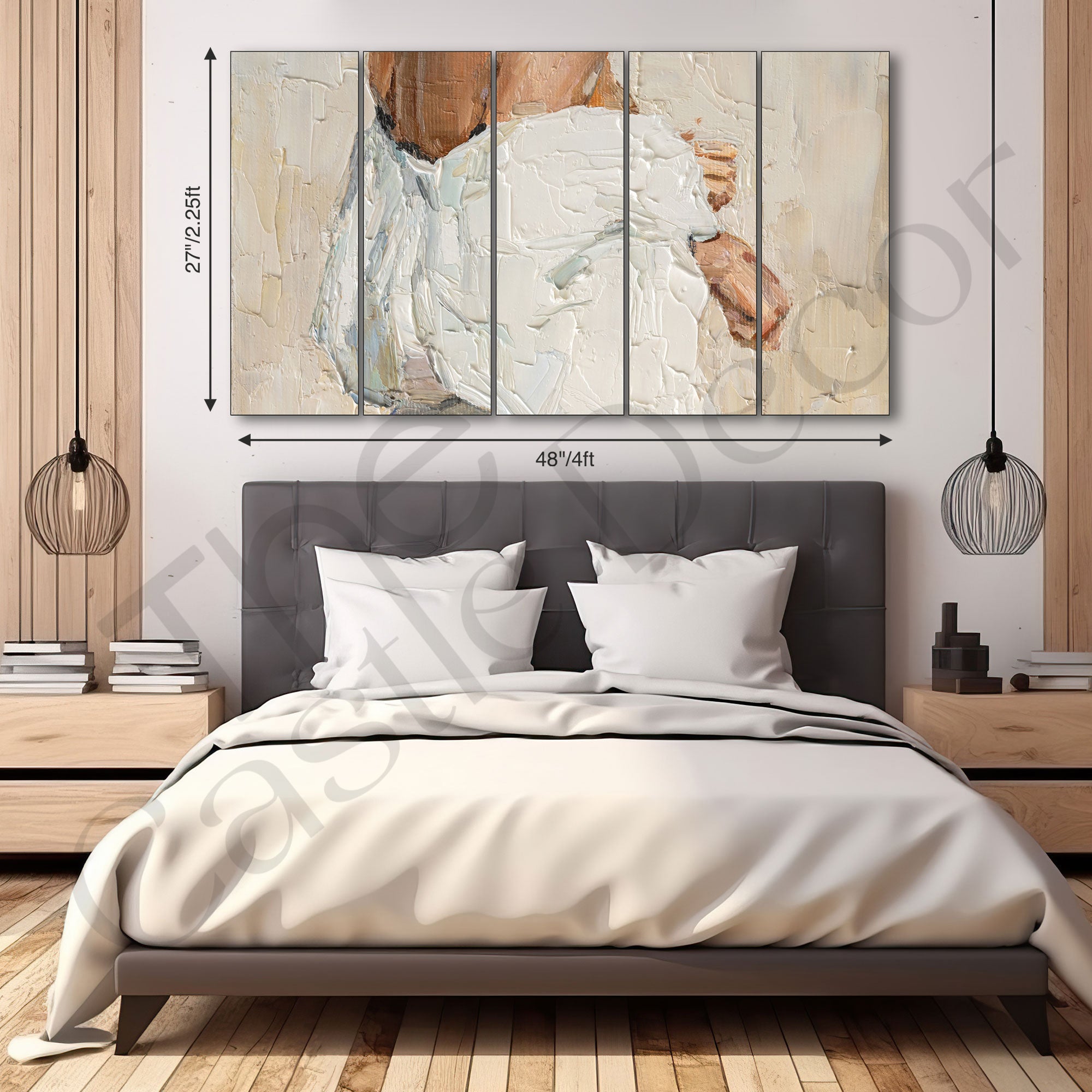 Abstract Painting with frame Big Size Wall Art for living room,Bedroom,Drawing room,Hotels