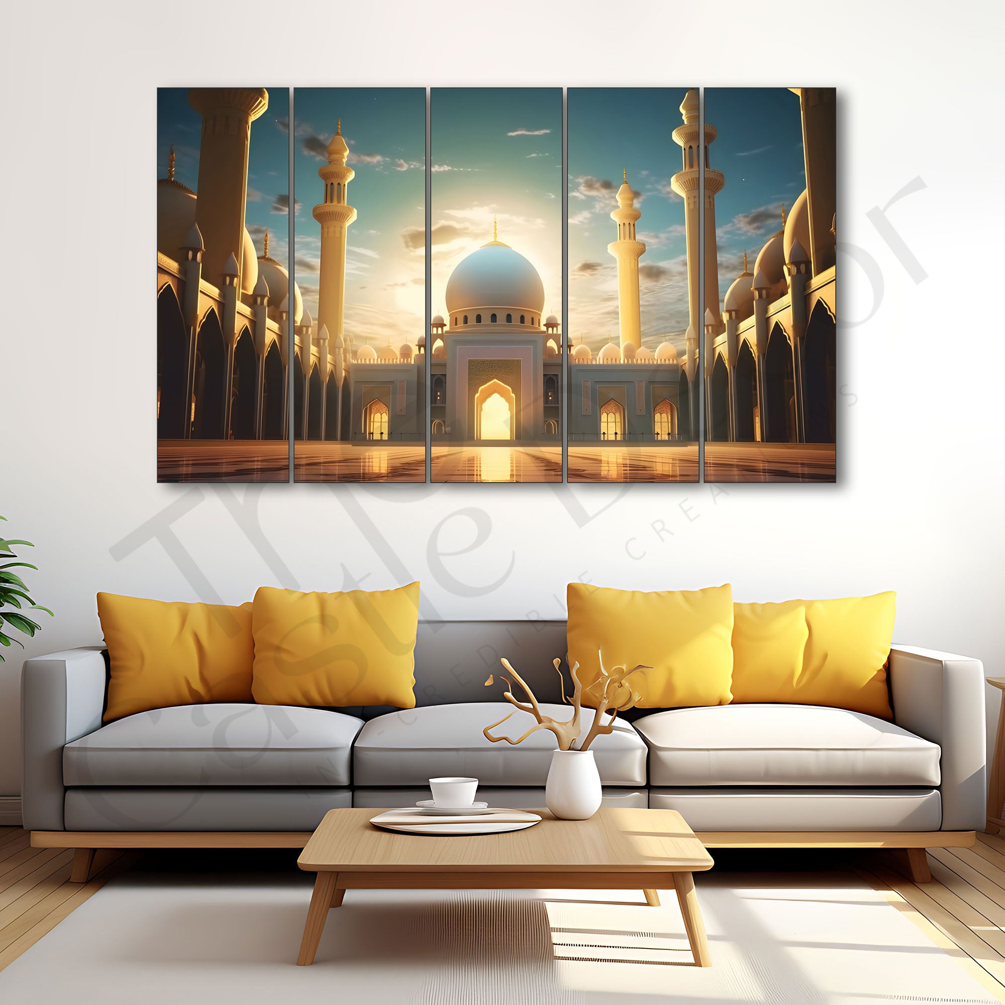 Islamic Painting with frame Big Size Wall Art for living room,Bedroom,Drawing room,Hotels