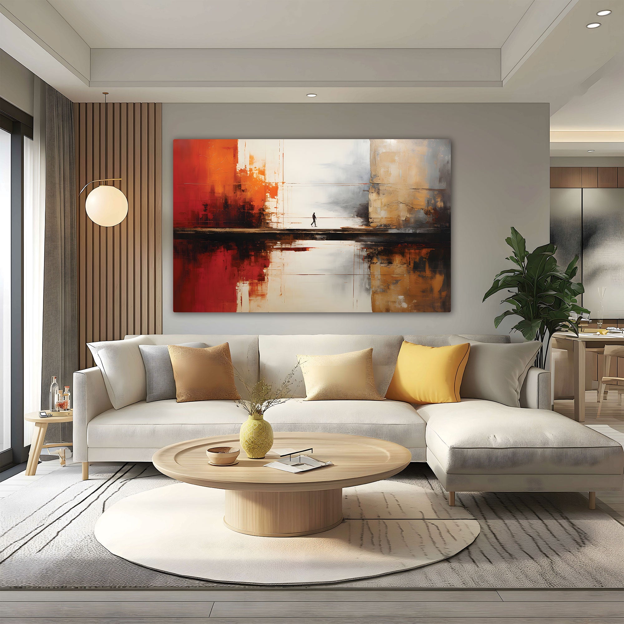 Abstract Canvas painting with frame Big Size Wall Art for living room,Bedroom,Drawing room,Hotels