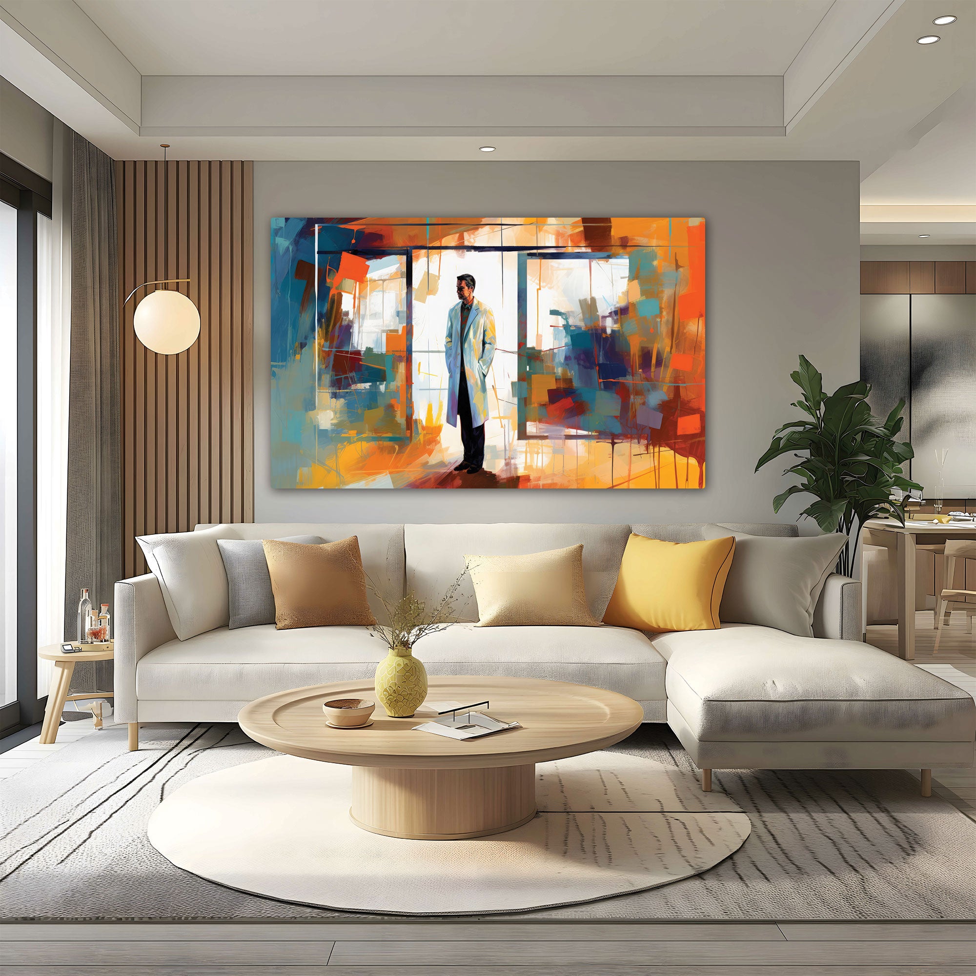 Doctor Canvas painting with frame Big Size Wall Art for living room,Bedroom,Drawing room,Hotels