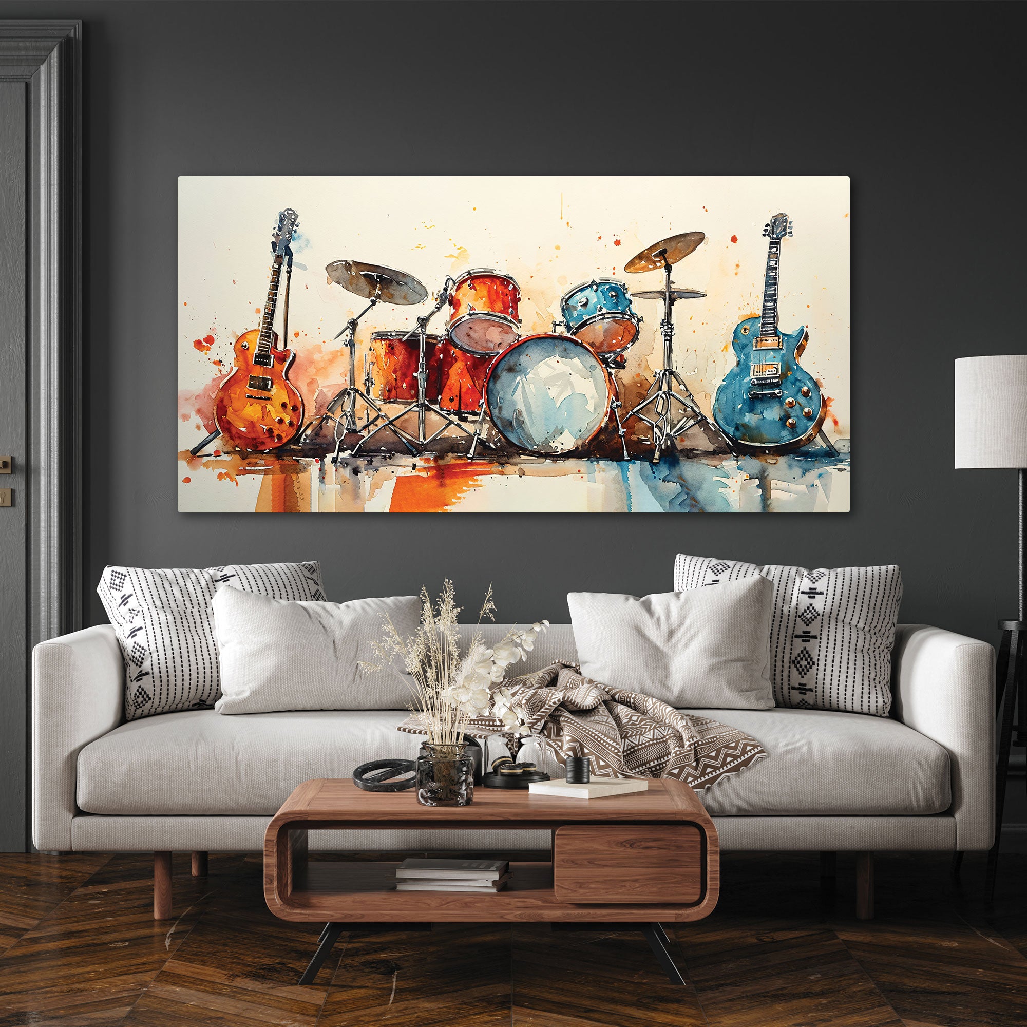 MarbleAbstract art Canvas painting with frame Big Size Wall Art for living room,Bedroom,Drawing room,Hotels