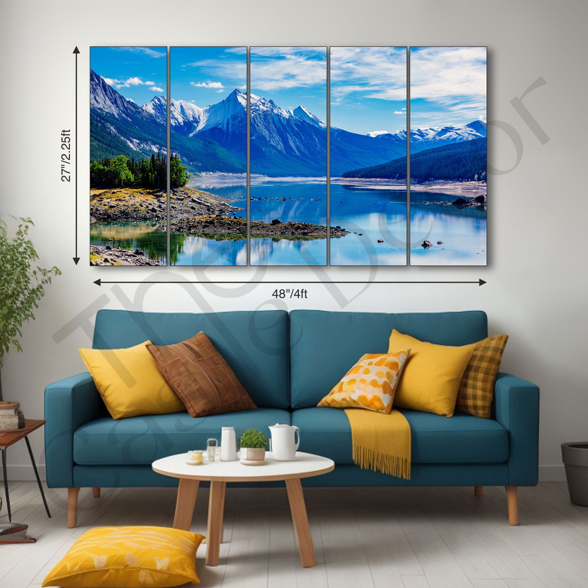 Nature Painting with frame Big Size Wall Art for living room,Bedroom,Drawing room,Hotels