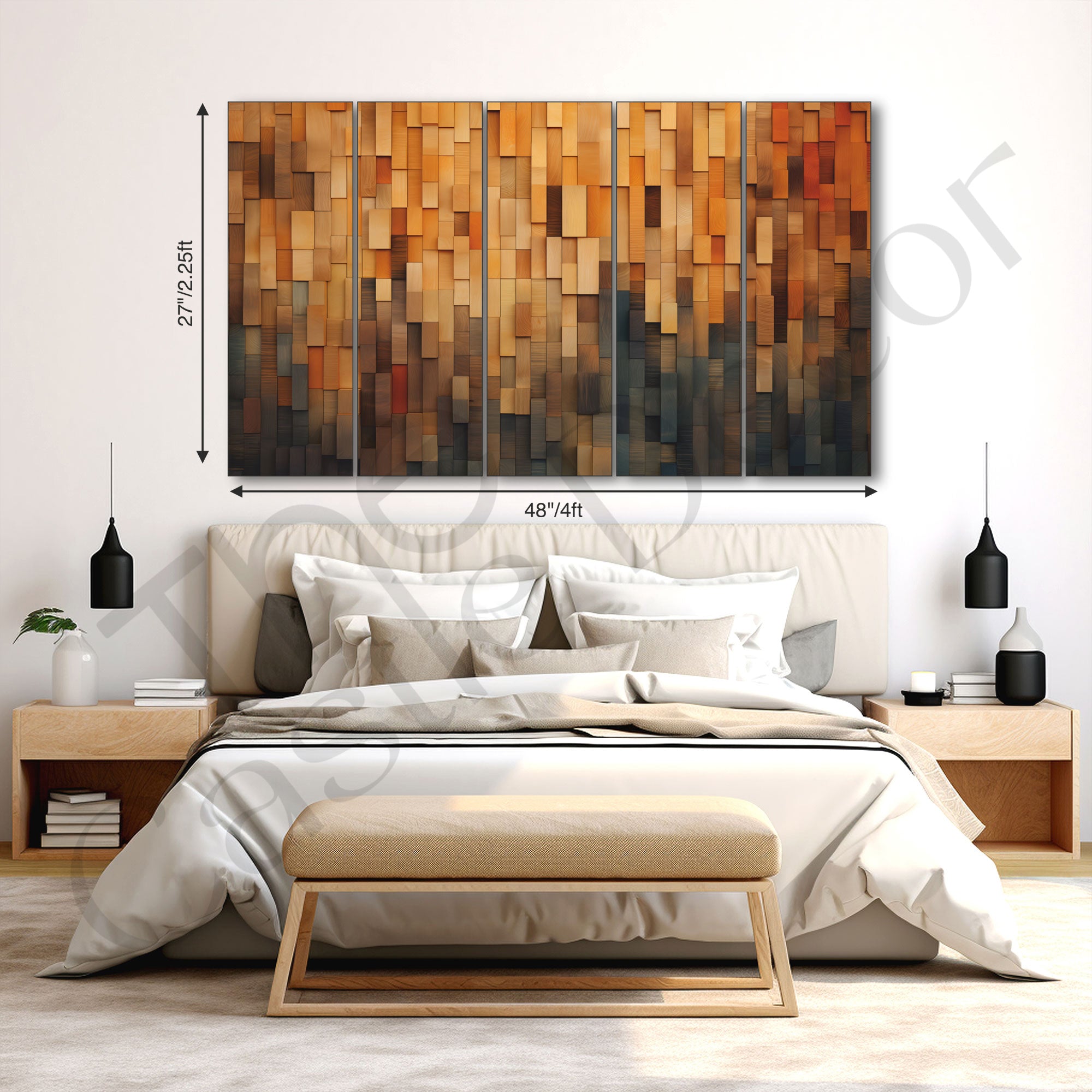Abstract Art Painting with frame Big Size Wall Art for living room,Bedroom,Drawing room,Hotels