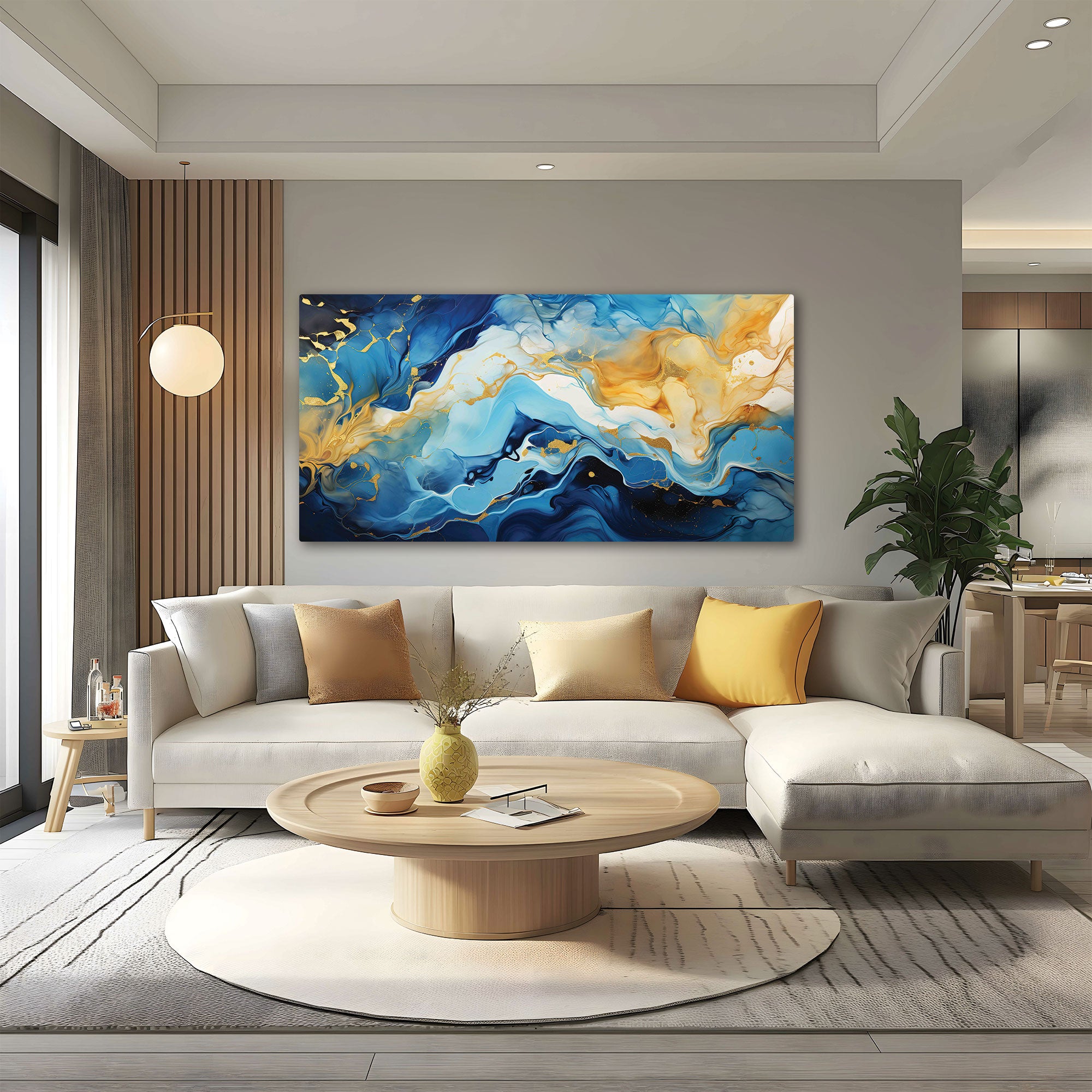 MarbleAbstract Canvas painting with frame Big Size Wall Art for living room,Bedroom,Drawing room,Hotels