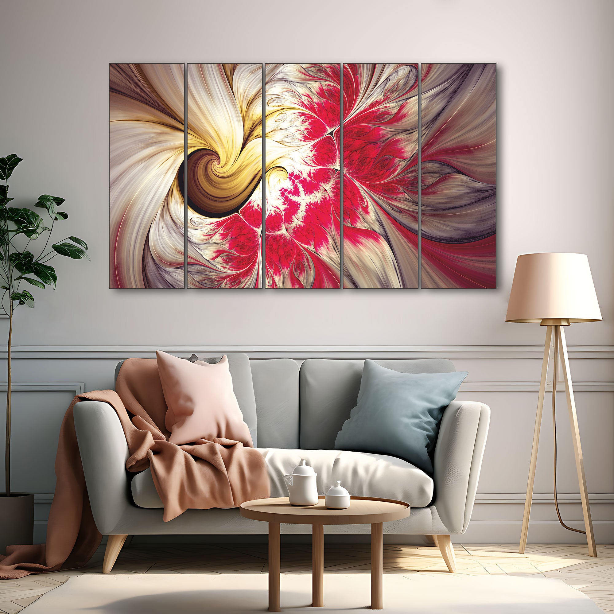 Abstract Painting with frame Big Size Wall Art for living room,Bedroom,Drawing room,Hotels