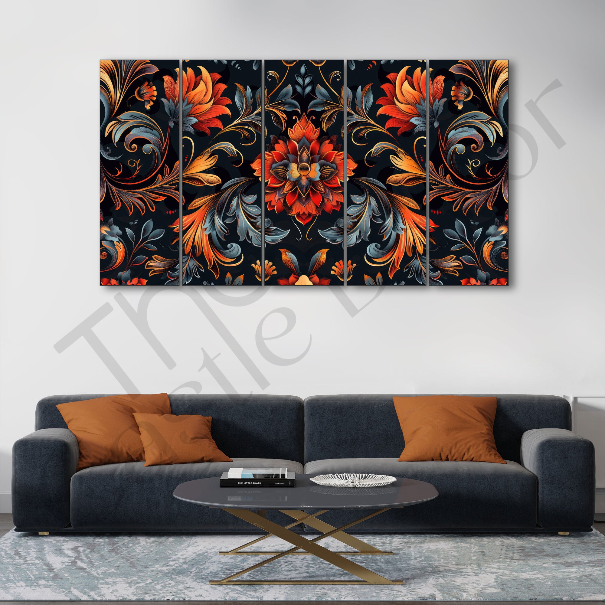 Flower Painting with frame Big Size Wall Art for living room,Bedroom,Drawing room,Hotels