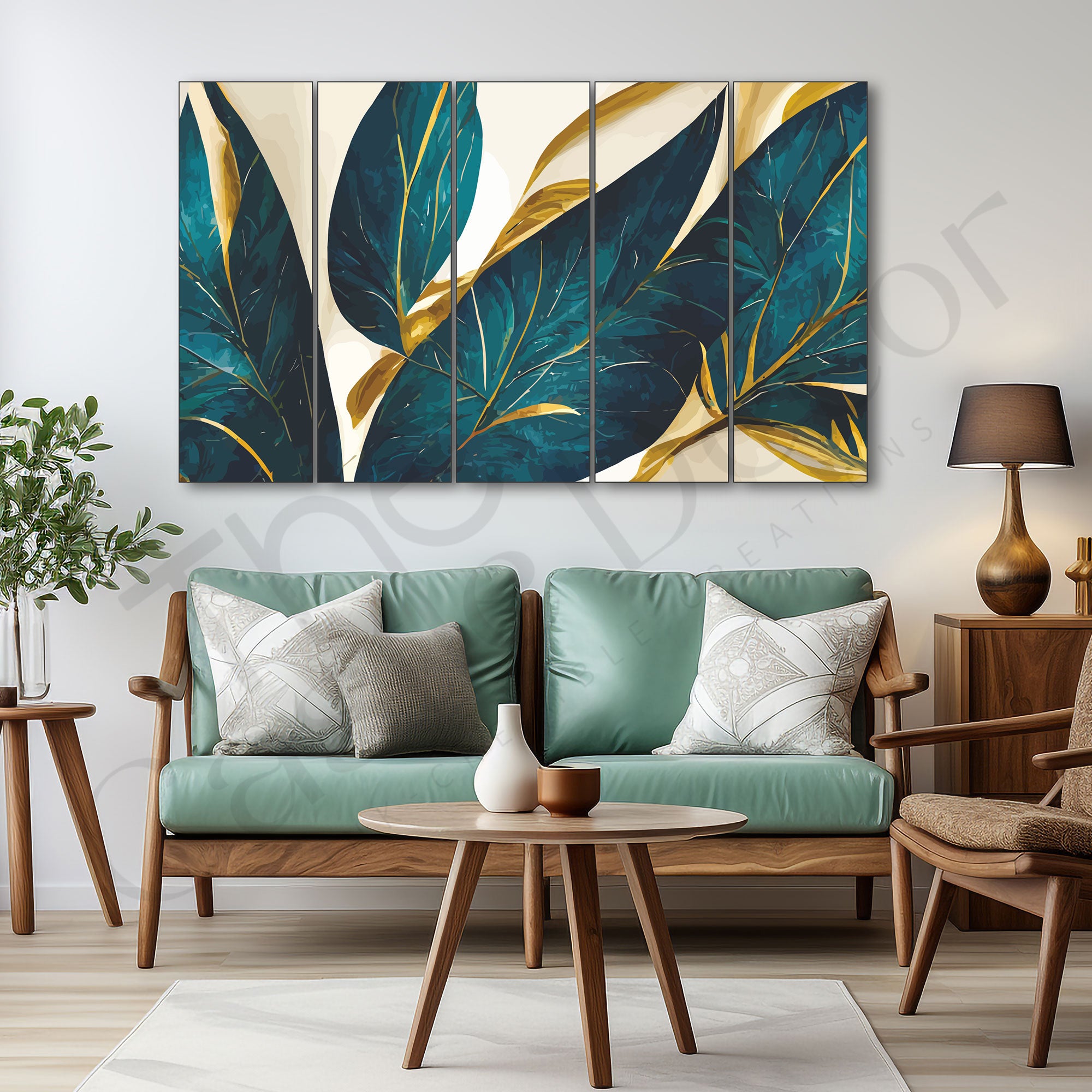 Underwater Painting Set of 5 for Home Decoration