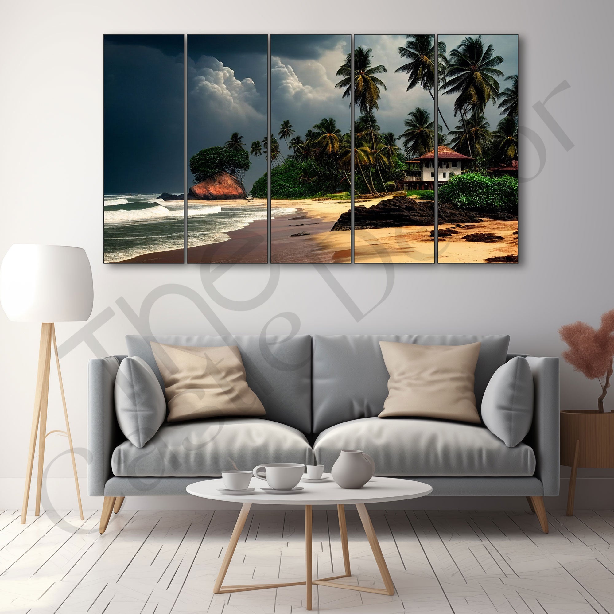 Sea Painting with frame Big Size Wall Art for living room,Bedroom,Drawing room,Hotels